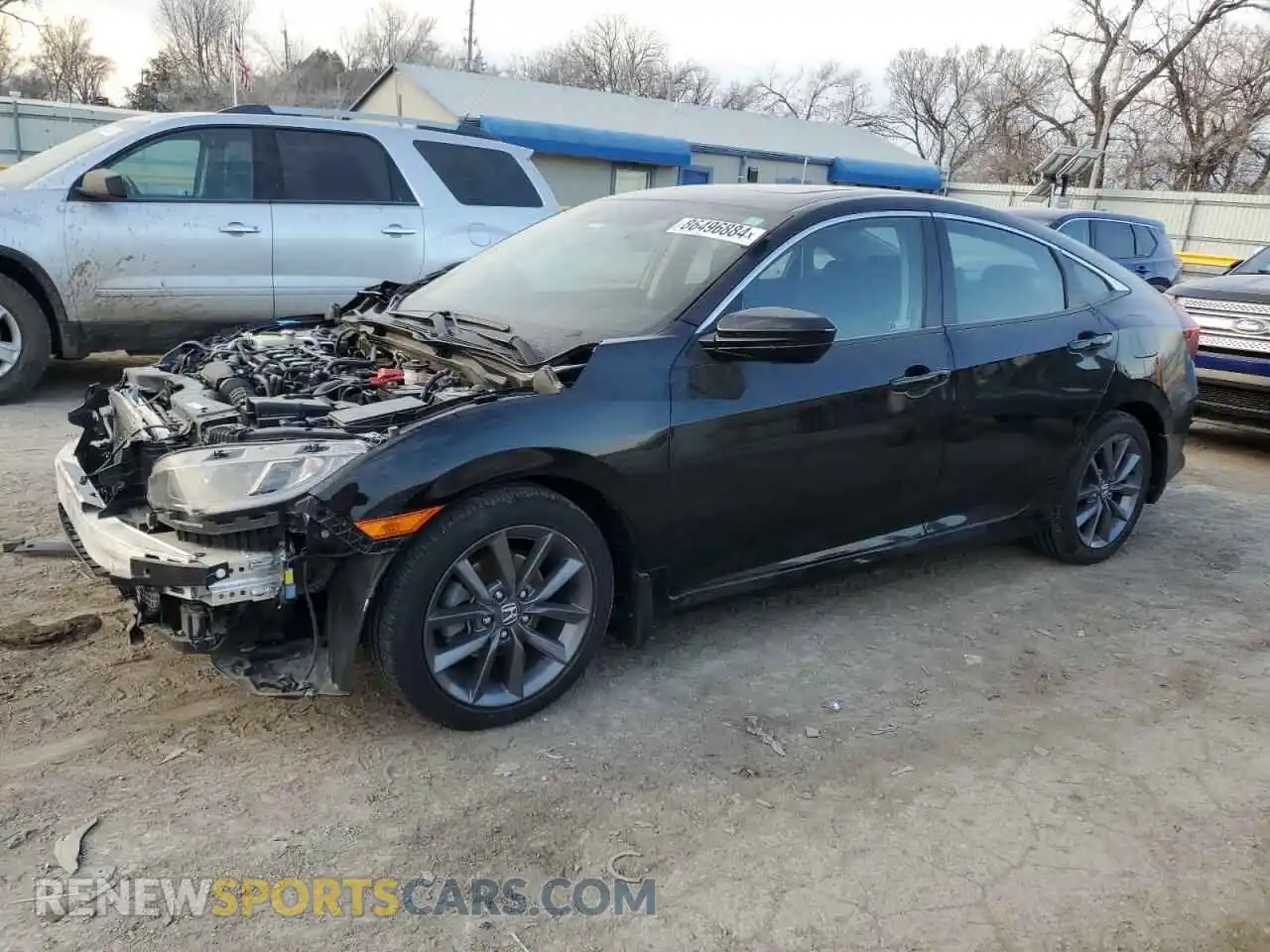 1 Photograph of a damaged car 19XFC1F34ME010083 HONDA CIVIC 2021