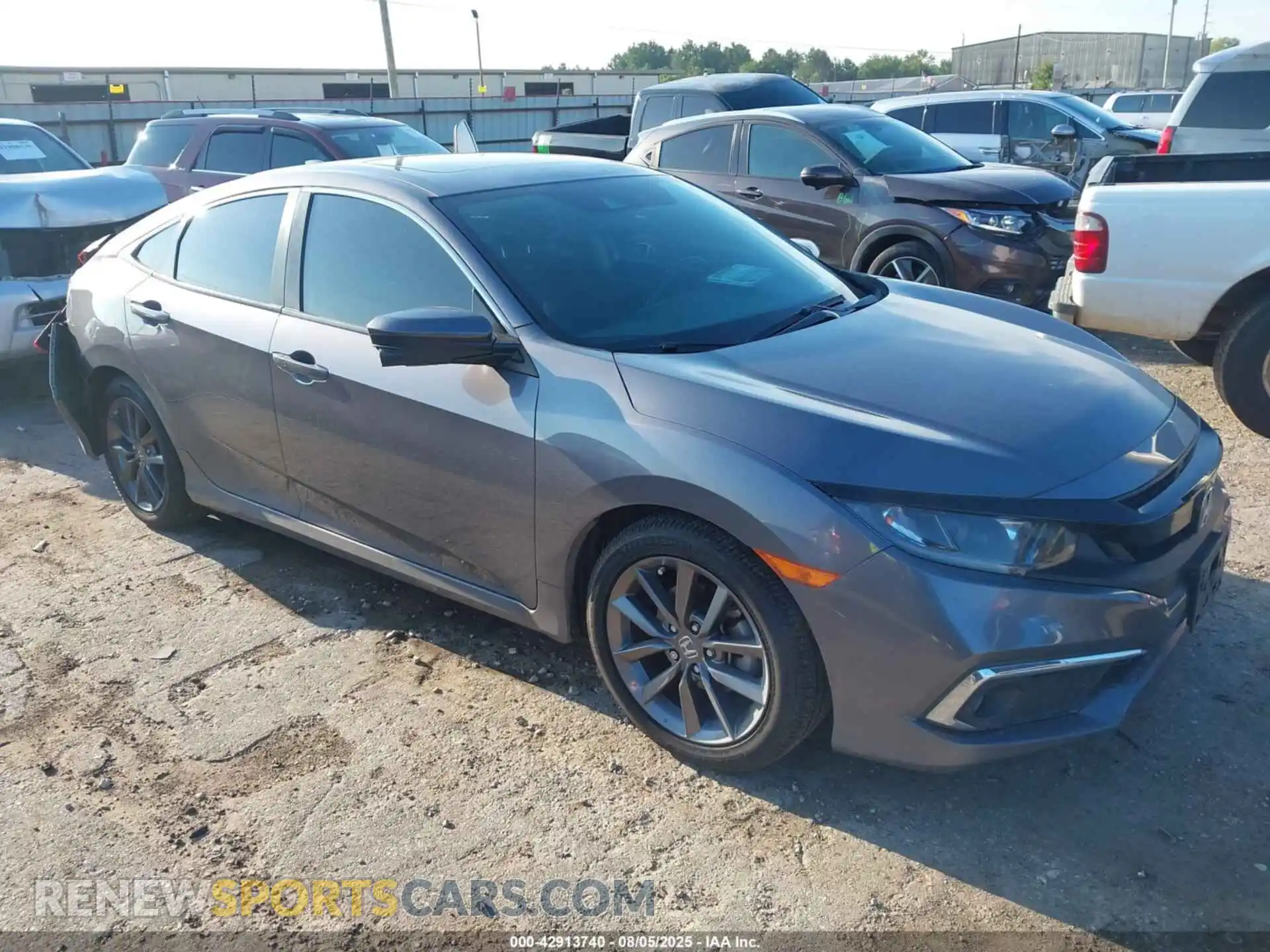 1 Photograph of a damaged car 19XFC1F34ME014103 HONDA CIVIC 2021