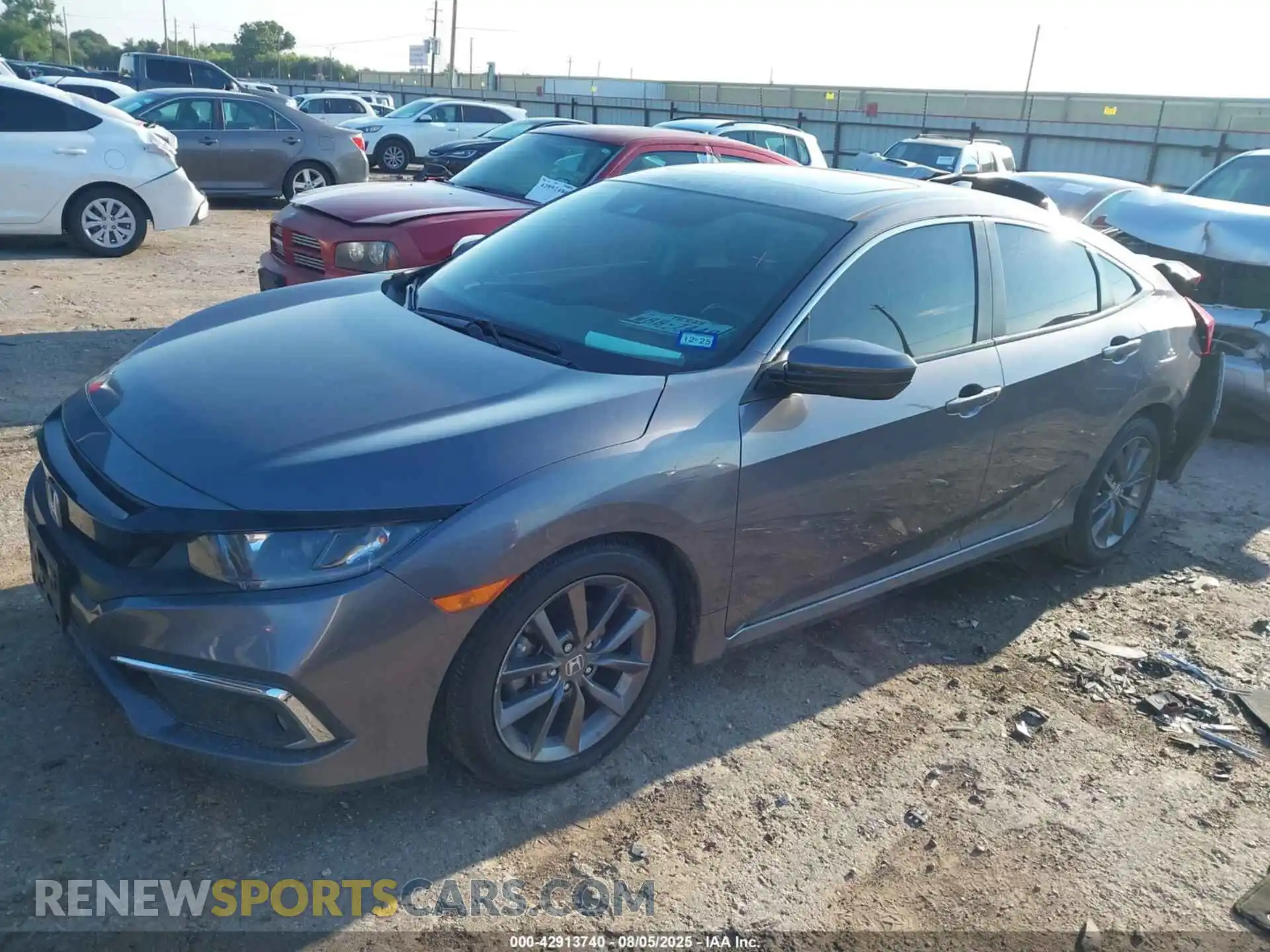 2 Photograph of a damaged car 19XFC1F34ME014103 HONDA CIVIC 2021