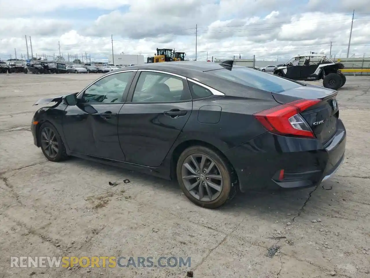 2 Photograph of a damaged car 19XFC1F35ME000596 HONDA CIVIC 2021