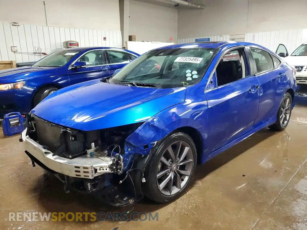 1 Photograph of a damaged car 19XFC1F35ME008746 HONDA CIVIC 2021