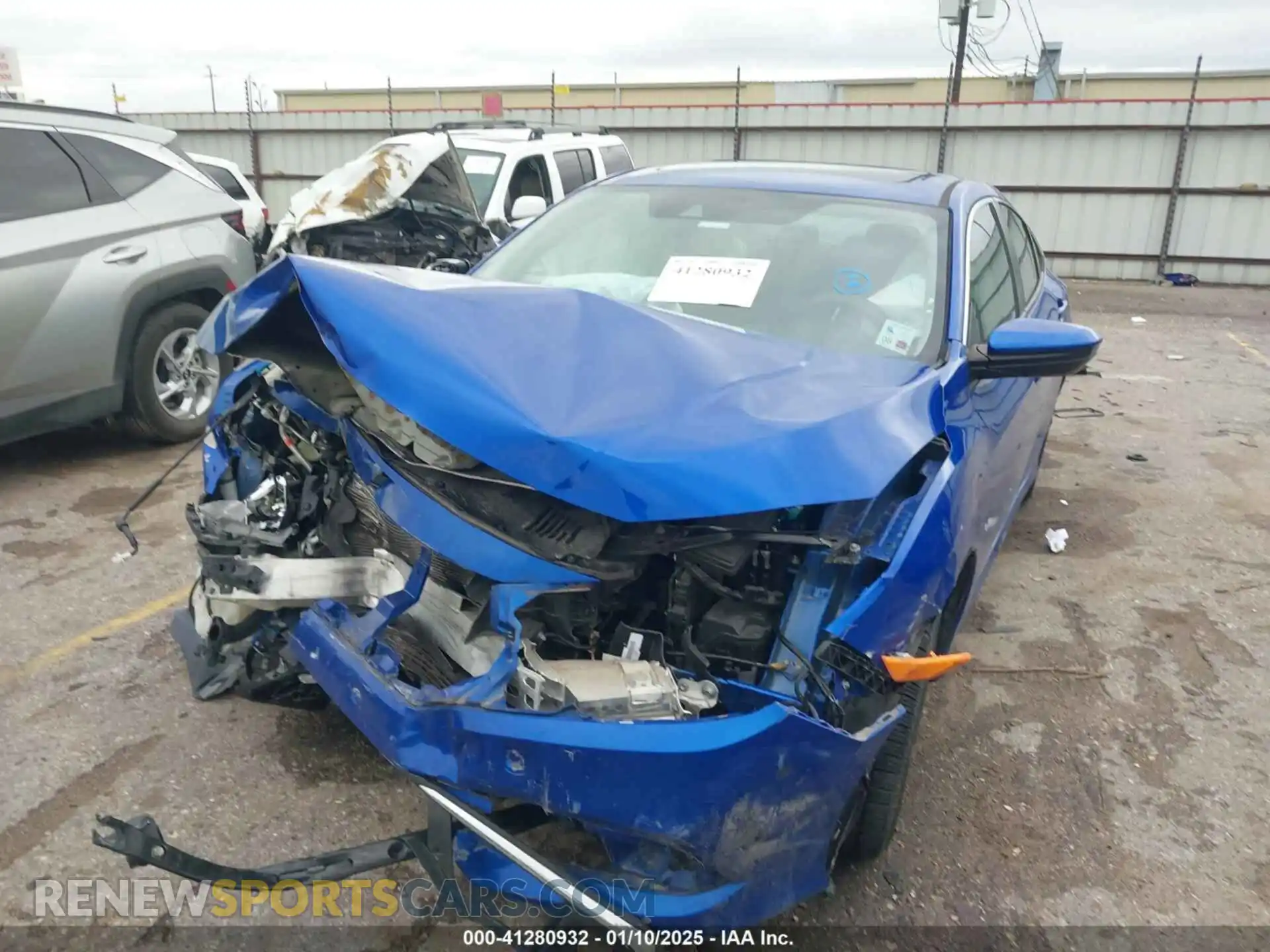 2 Photograph of a damaged car 19XFC1F35ME012473 HONDA CIVIC 2021