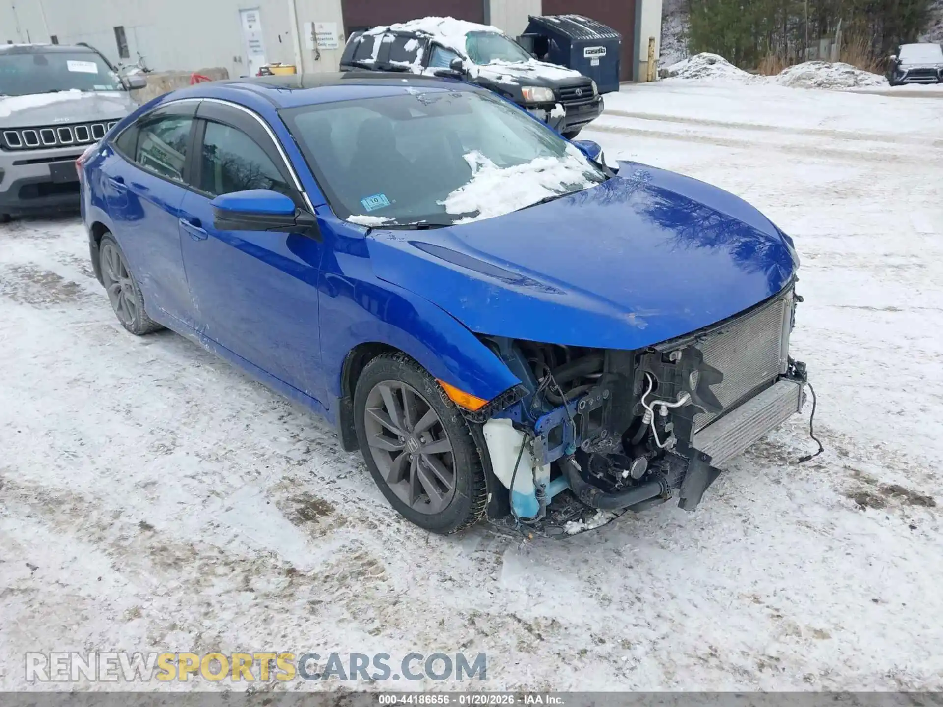 1 Photograph of a damaged car 19XFC1F35ME201933 HONDA CIVIC 2021