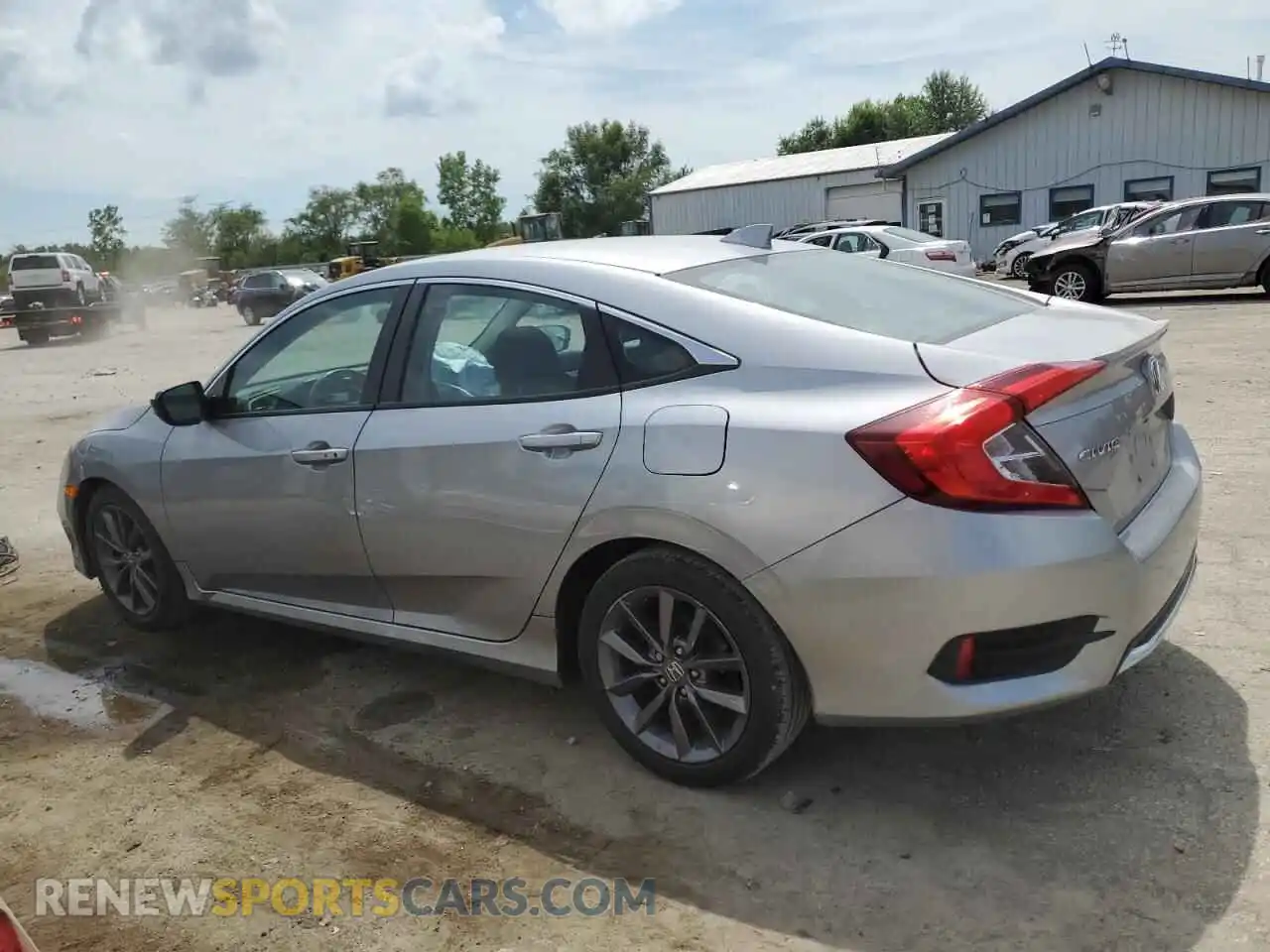 2 fotografías del automóvil dañado 19XFC1F35ME203178 HONDA CIVIC 2021