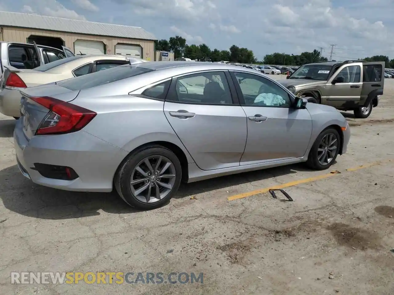 3 fotografías del automóvil dañado 19XFC1F35ME203178 HONDA CIVIC 2021