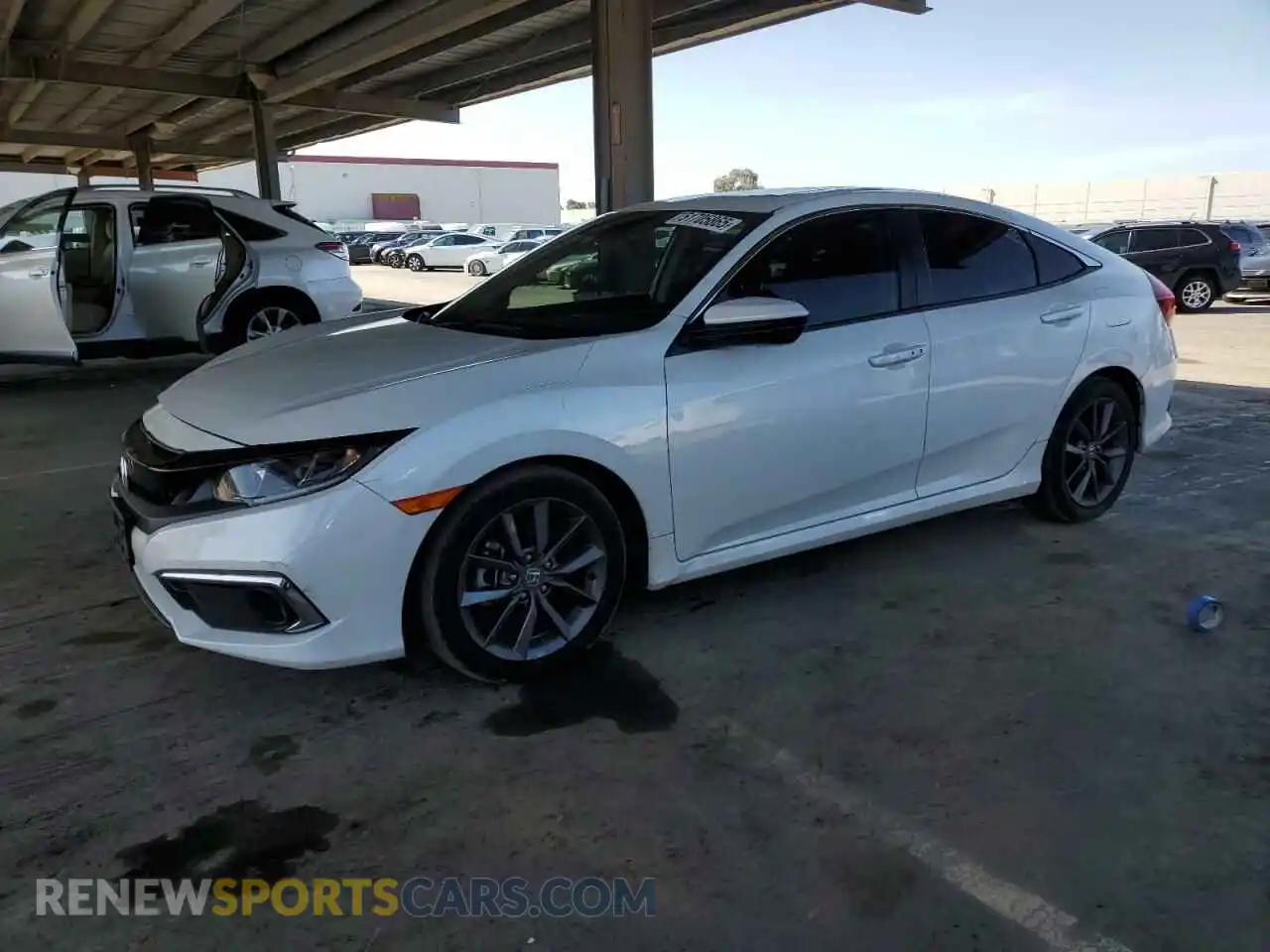1 Photograph of a damaged car 19XFC1F35ME206579 HONDA CIVIC 2021