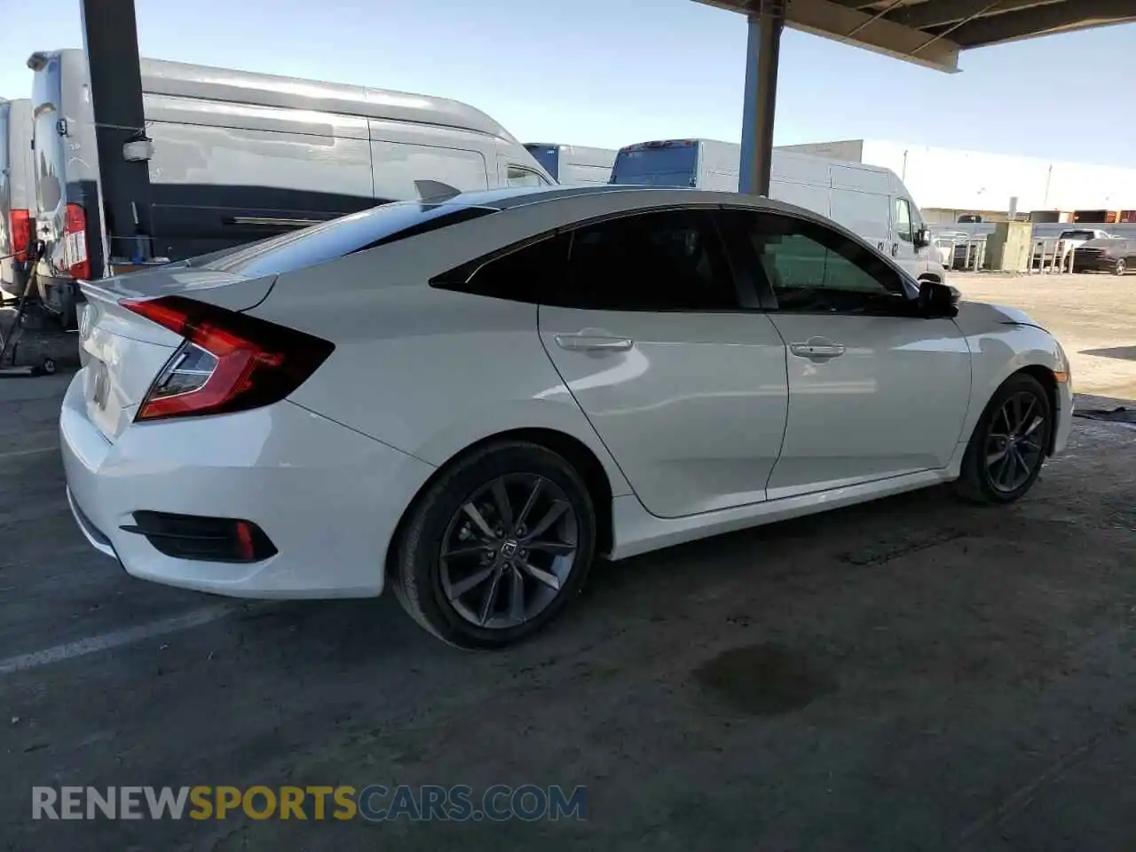3 Photograph of a damaged car 19XFC1F35ME206579 HONDA CIVIC 2021