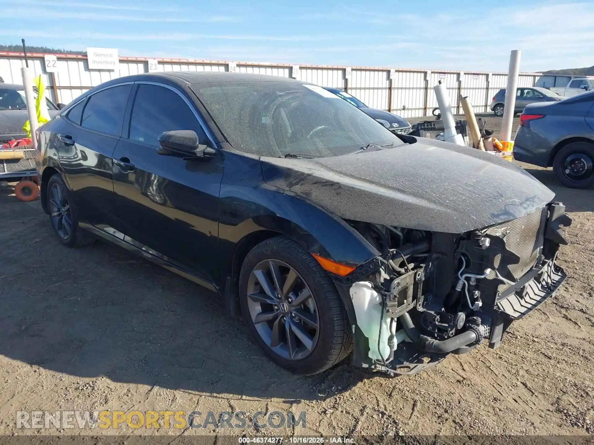 1 Photograph of a damaged car 19XFC1F35ME209000 HONDA CIVIC 2021