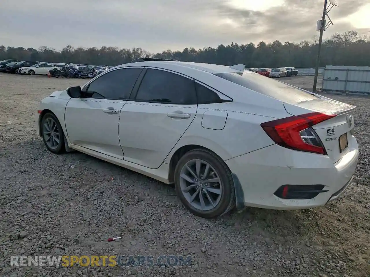2 Photograph of a damaged car 19XFC1F36ME007444 HONDA CIVIC 2021