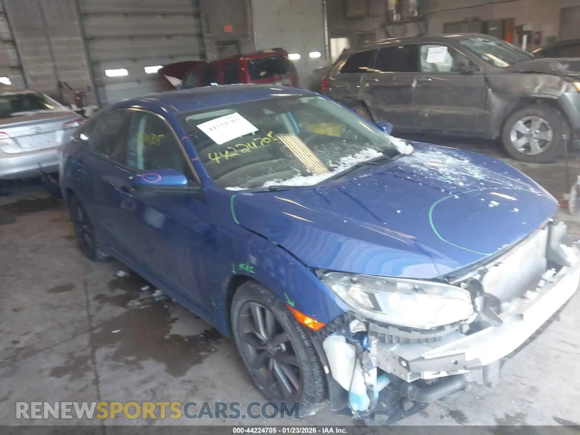1 Photograph of a damaged car 19XFC1F36ME008125 HONDA CIVIC 2021