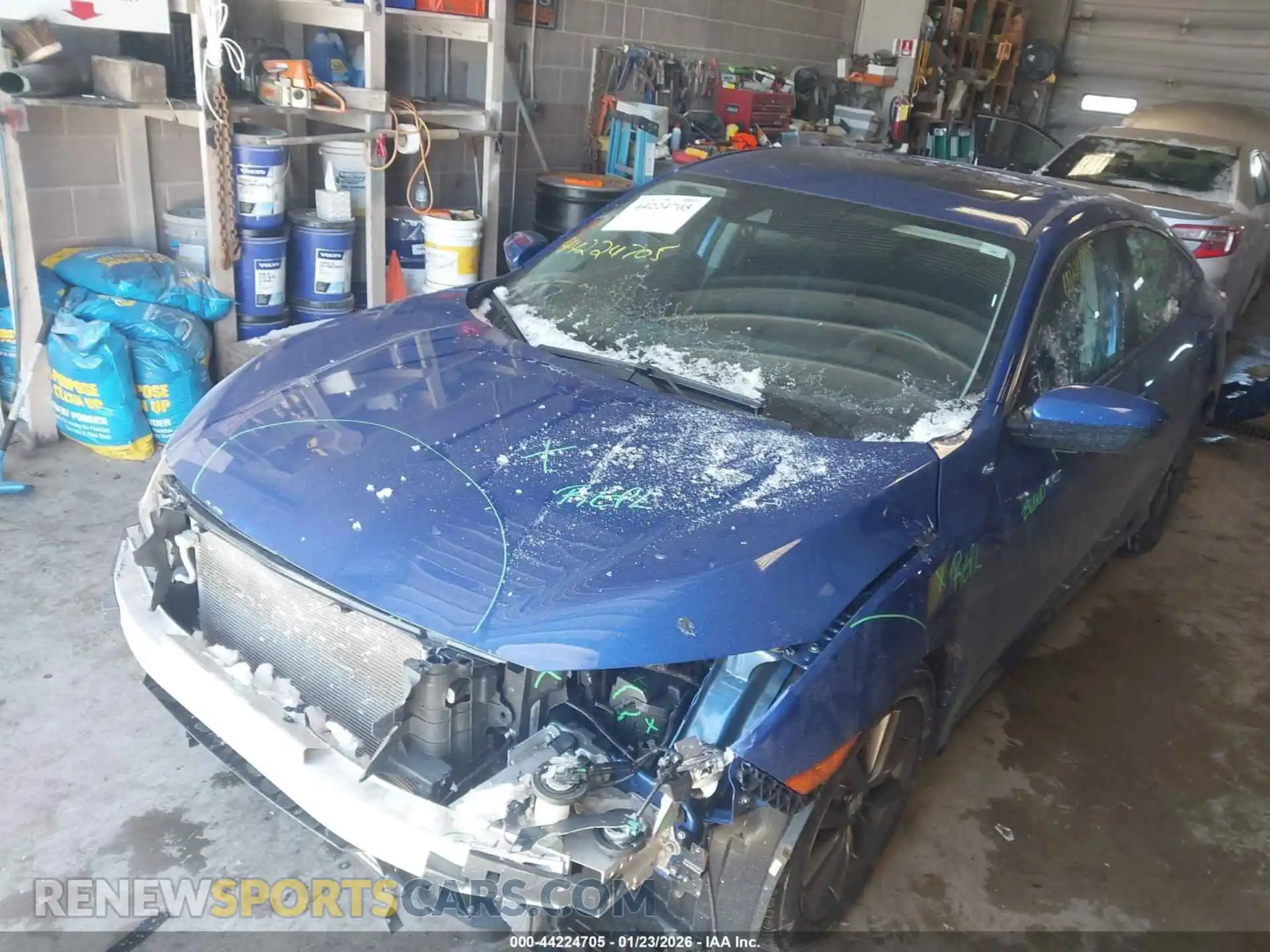 2 Photograph of a damaged car 19XFC1F36ME008125 HONDA CIVIC 2021