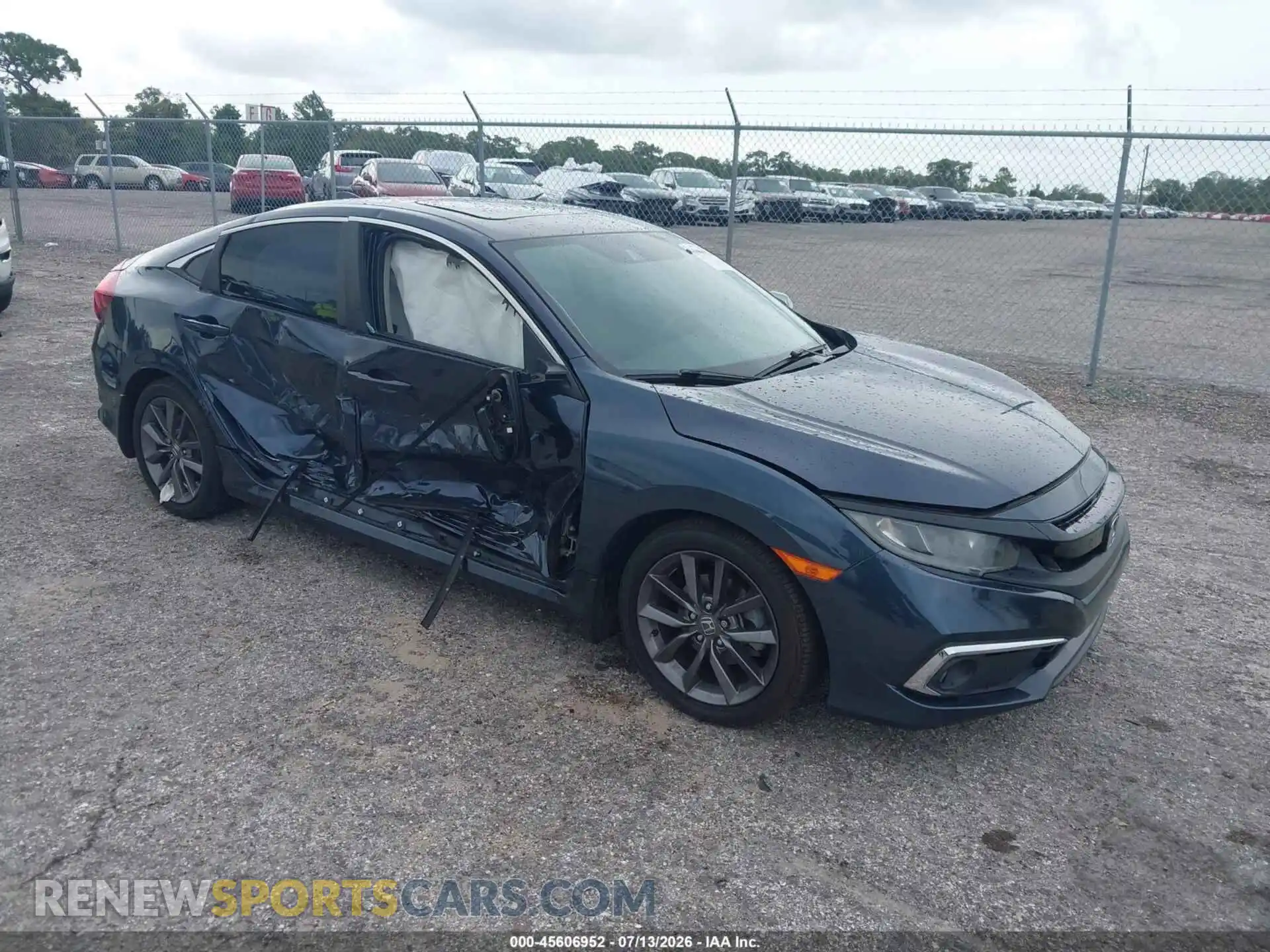 1 fotografías del automóvil dañado 19XFC1F36ME008271 HONDA CIVIC 2021