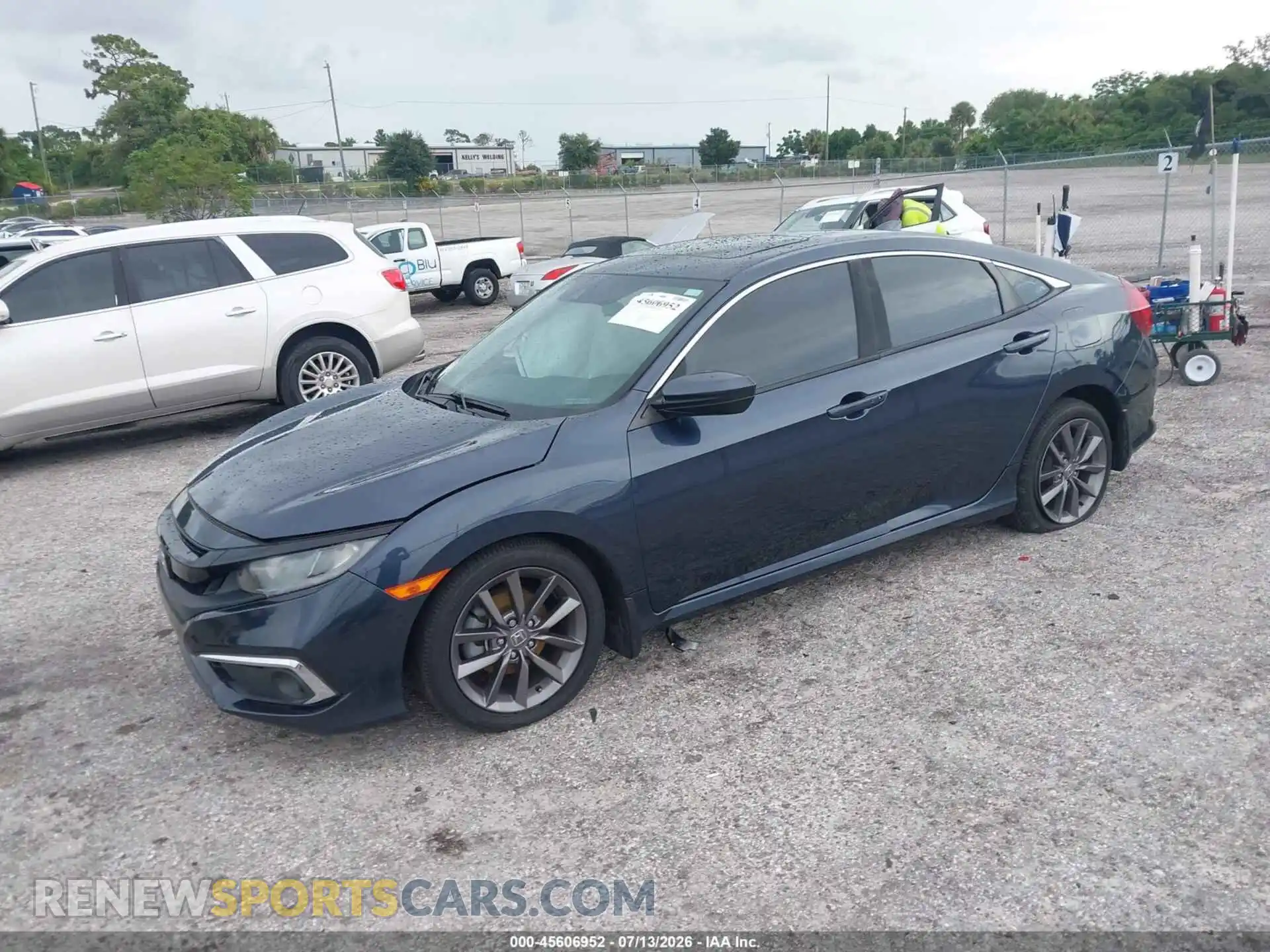 2 fotografías del automóvil dañado 19XFC1F36ME008271 HONDA CIVIC 2021