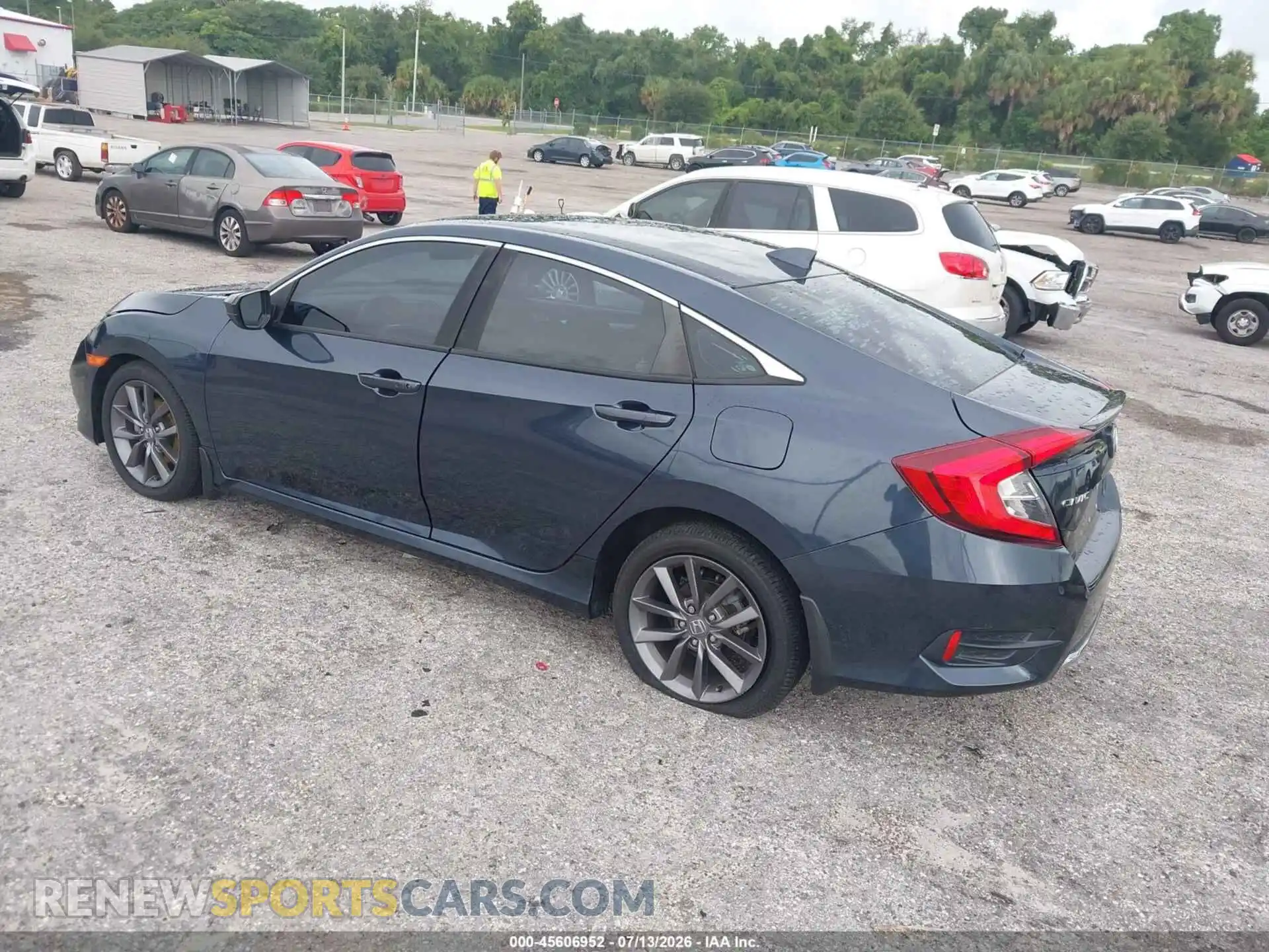 3 fotografías del automóvil dañado 19XFC1F36ME008271 HONDA CIVIC 2021