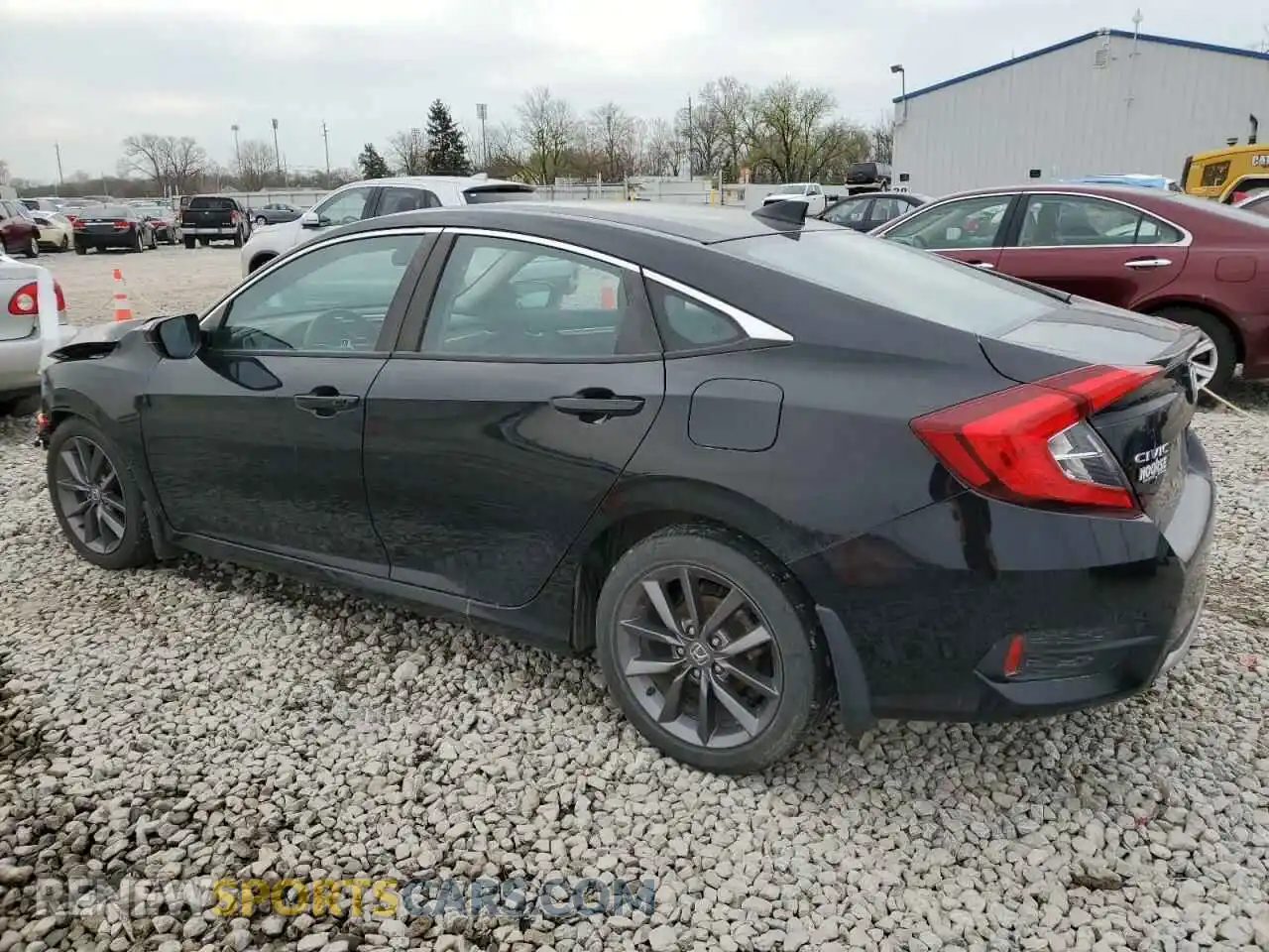 2 Photograph of a damaged car 19XFC1F36ME009498 HONDA CIVIC 2021