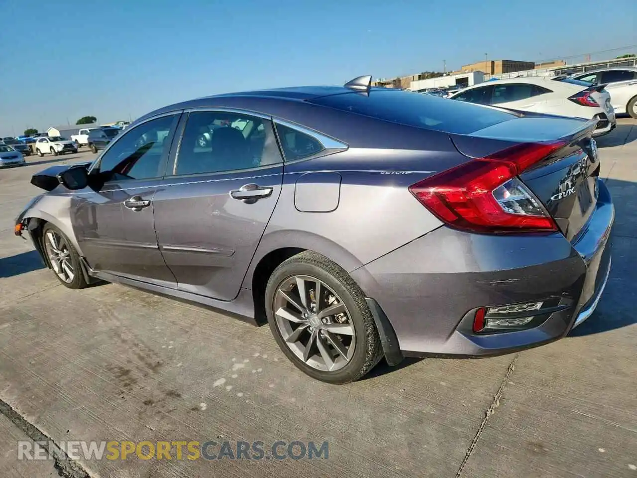 2 Photograph of a damaged car 19XFC1F36ME009761 HONDA CIVIC 2021