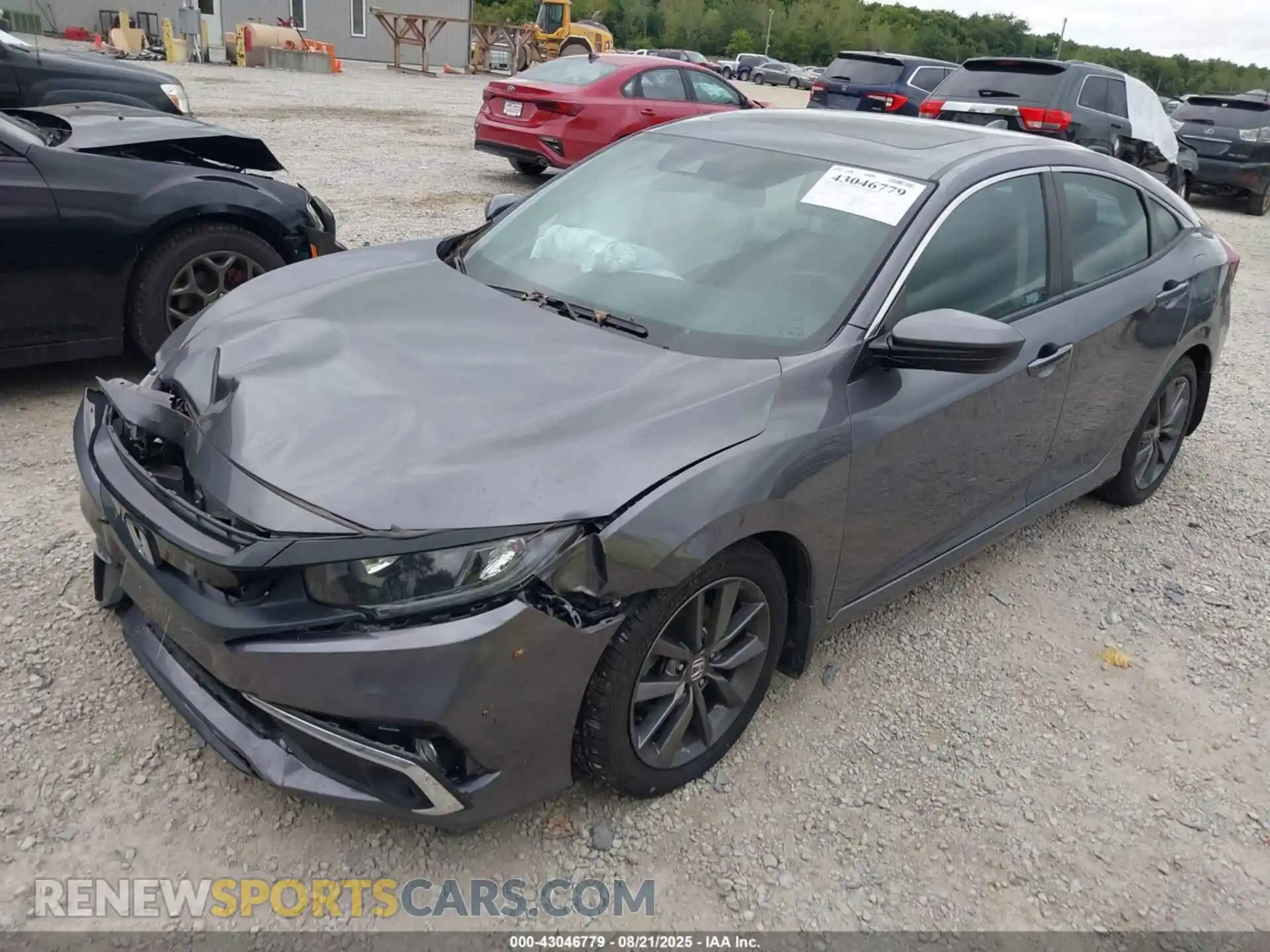 2 Photograph of a damaged car 19XFC1F36ME010182 HONDA CIVIC 2021
