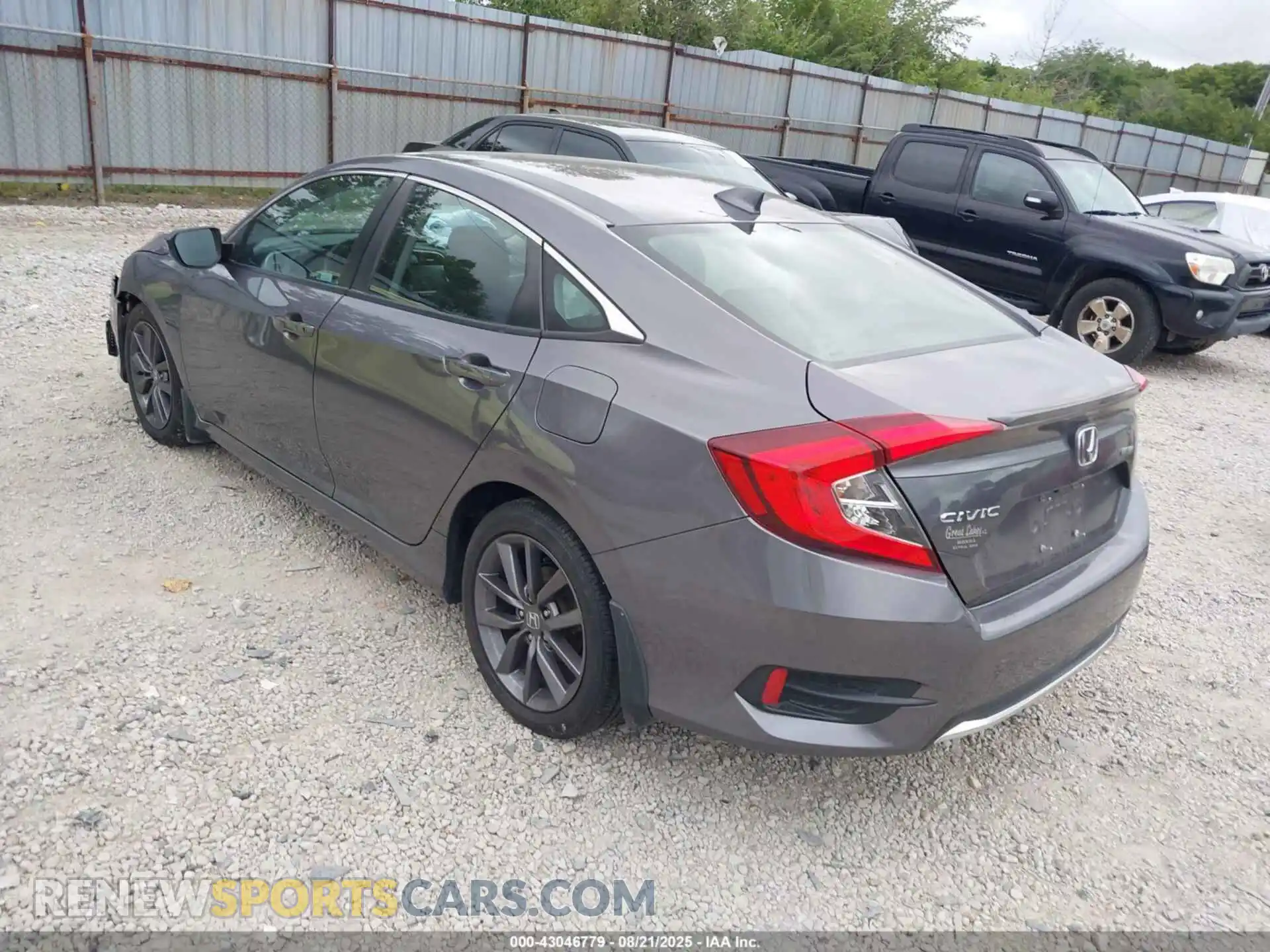3 Photograph of a damaged car 19XFC1F36ME010182 HONDA CIVIC 2021