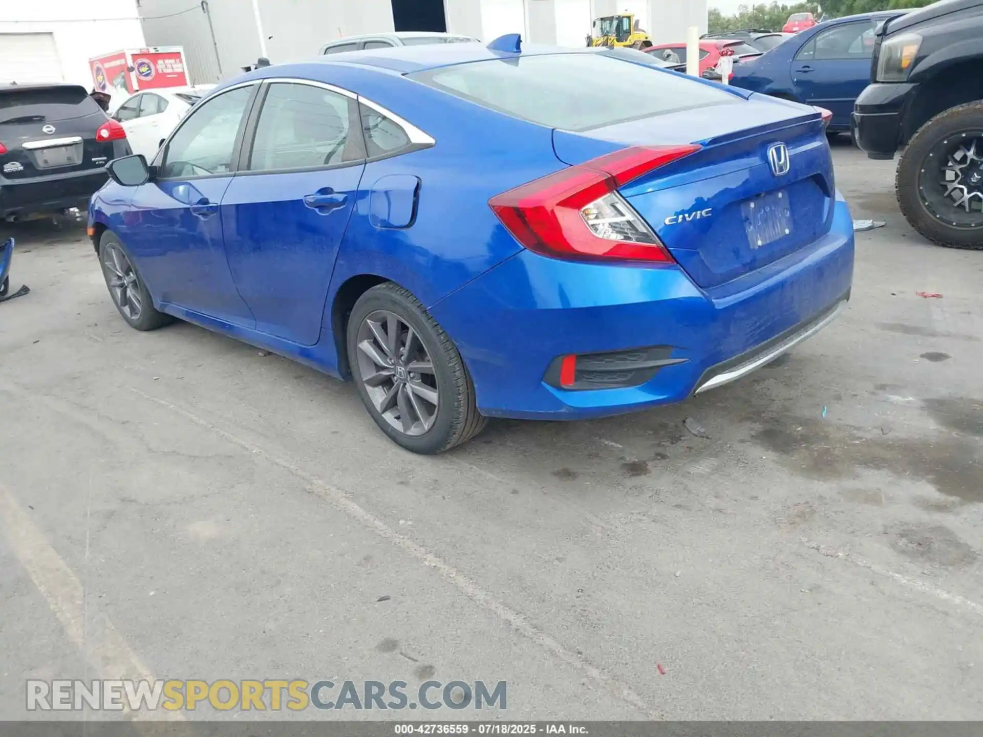3 Photograph of a damaged car 19XFC1F36ME012224 HONDA CIVIC 2021