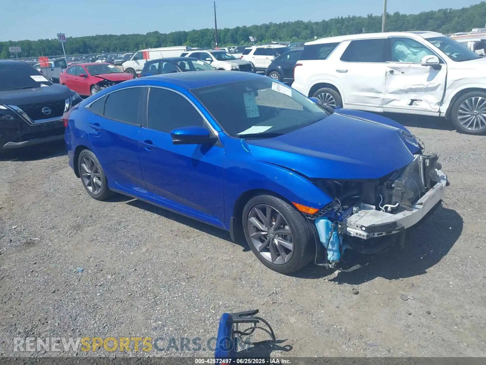 1 Photograph of a damaged car 19XFC1F36ME201164 HONDA CIVIC 2021