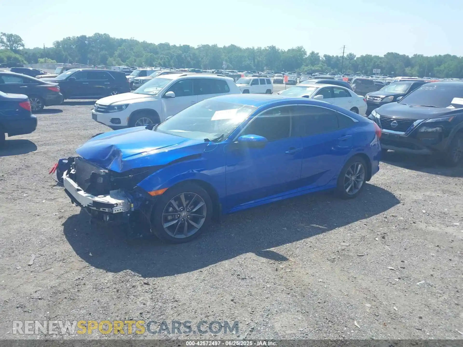 2 Photograph of a damaged car 19XFC1F36ME201164 HONDA CIVIC 2021