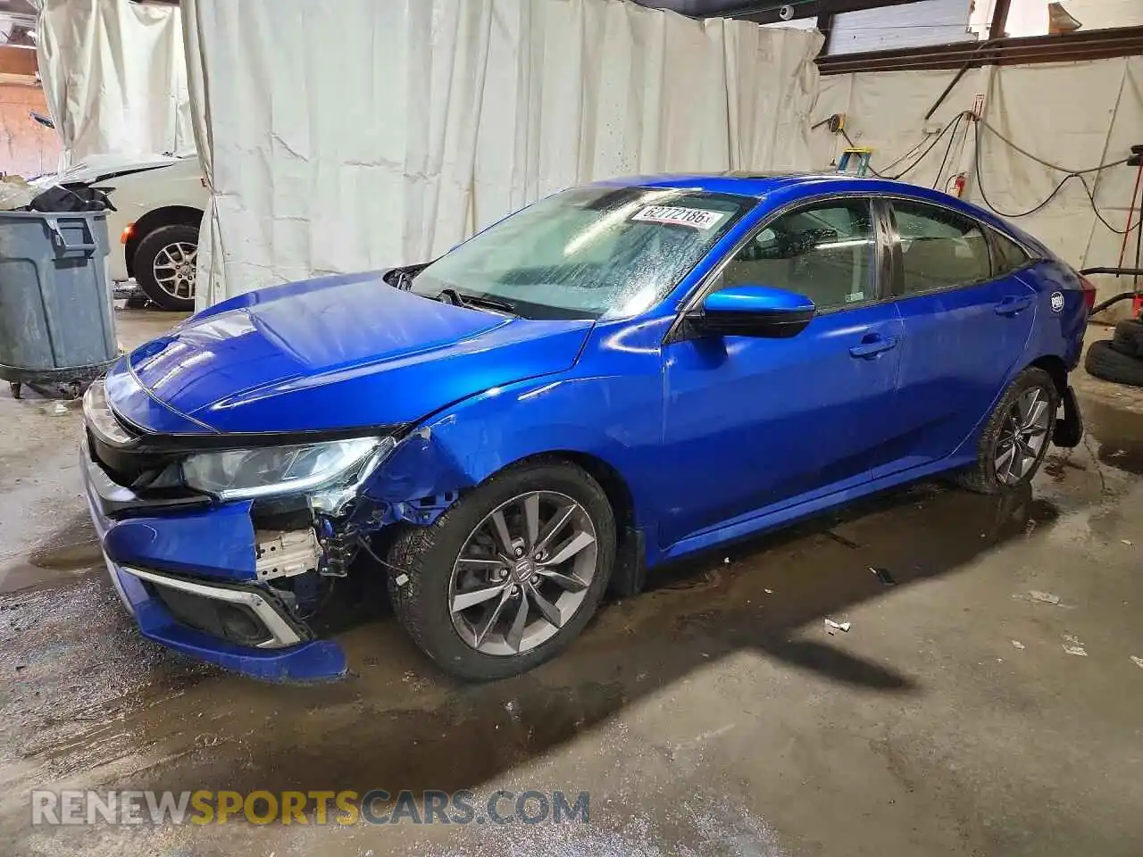 1 Photograph of a damaged car 19XFC1F36ME203903 HONDA CIVIC 2021