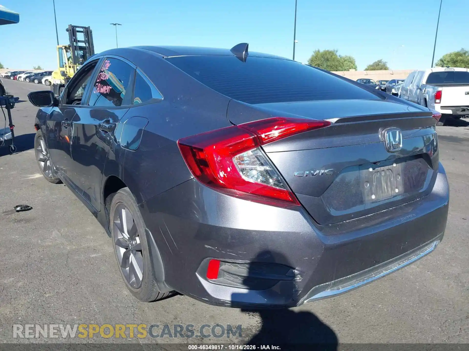 3 fotografías del automóvil dañado 19XFC1F36ME203965 HONDA CIVIC 2021