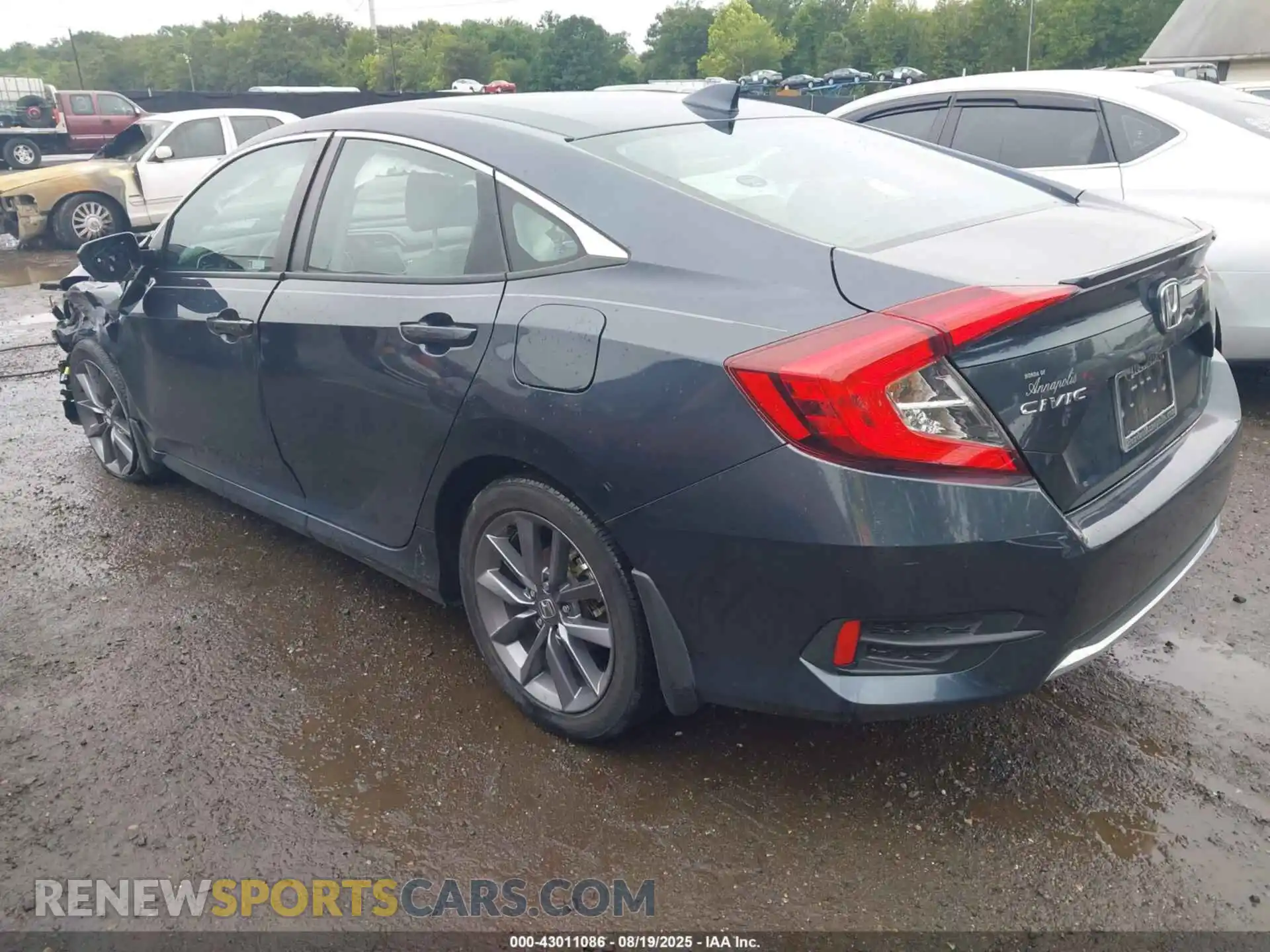 3 Photograph of a damaged car 19XFC1F36ME206168 HONDA CIVIC 2021