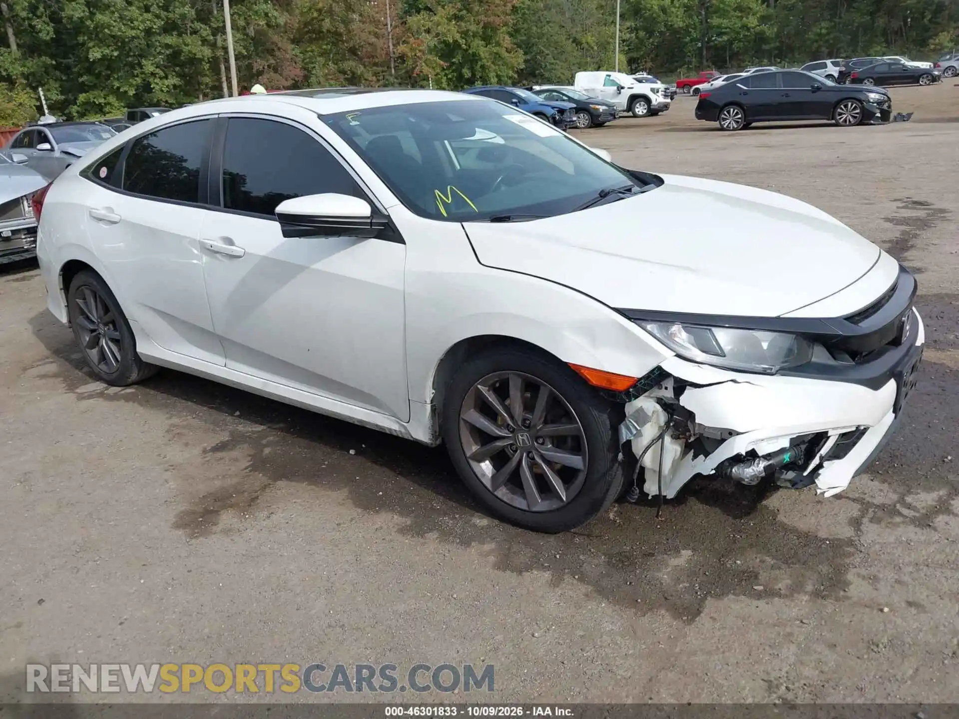 1 Photograph of a damaged car 19XFC1F36ME206400 HONDA CIVIC 2021