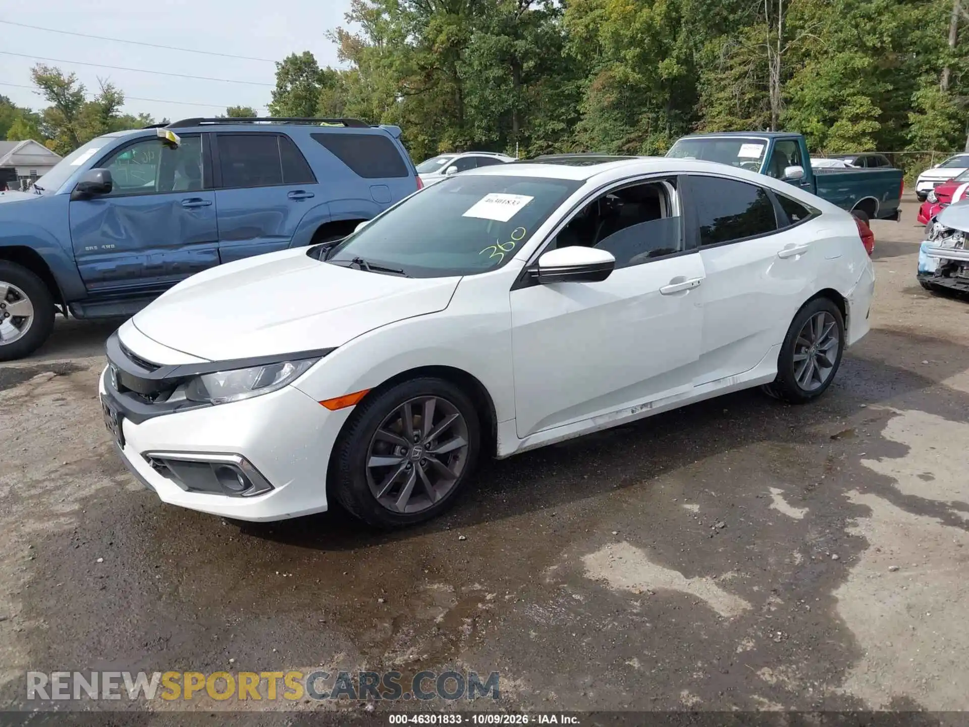 2 Photograph of a damaged car 19XFC1F36ME206400 HONDA CIVIC 2021
