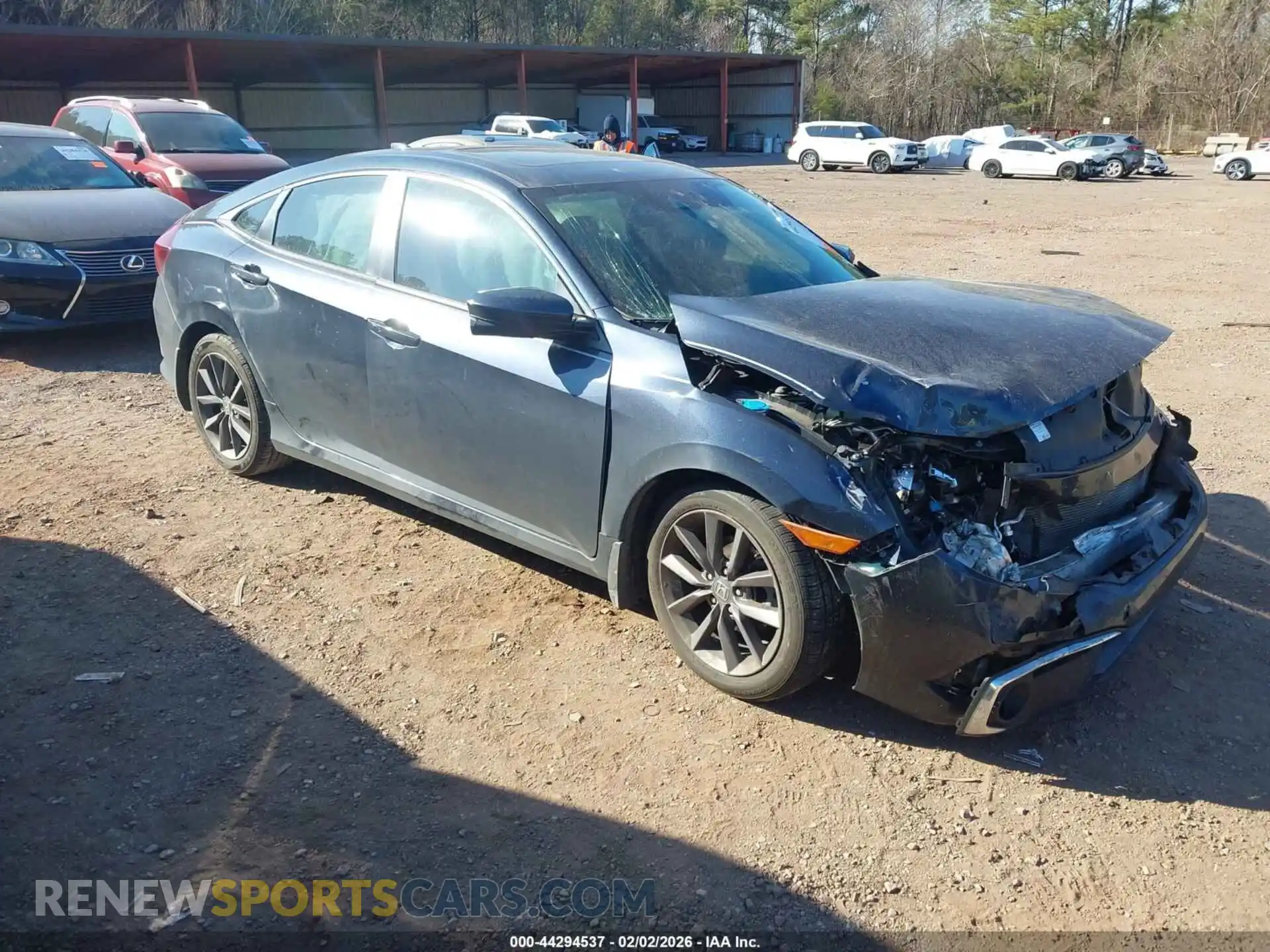 1 Photograph of a damaged car 19XFC1F37ME002964 HONDA CIVIC 2021