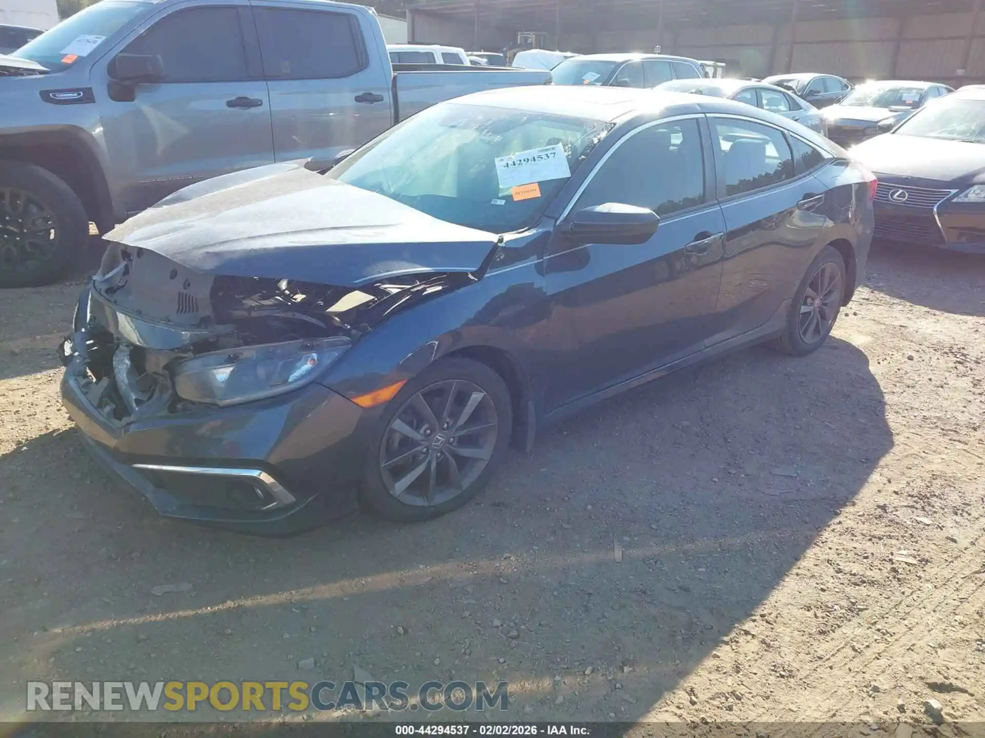 2 Photograph of a damaged car 19XFC1F37ME002964 HONDA CIVIC 2021