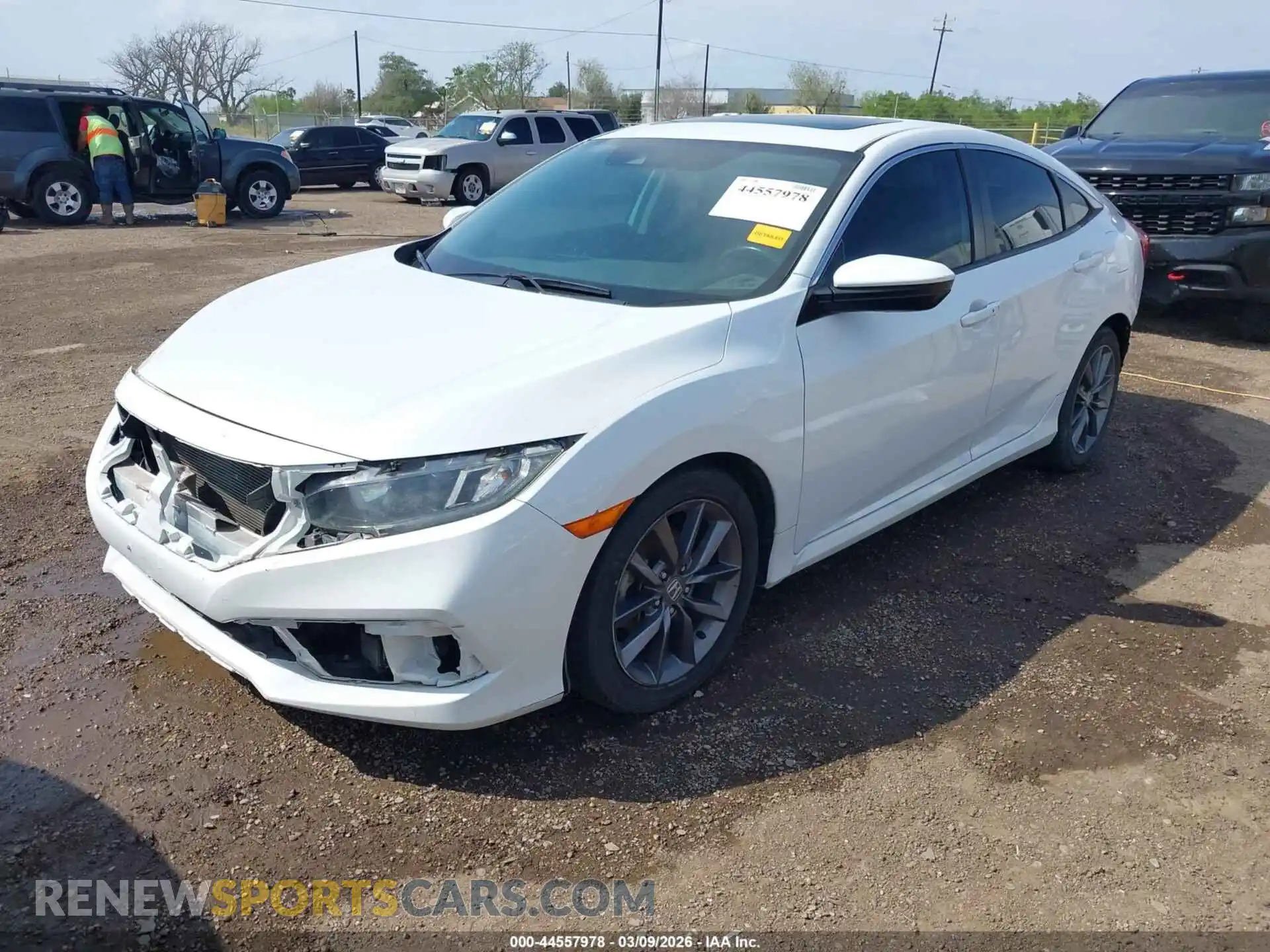2 Photograph of a damaged car 19XFC1F37ME006111 HONDA CIVIC 2021