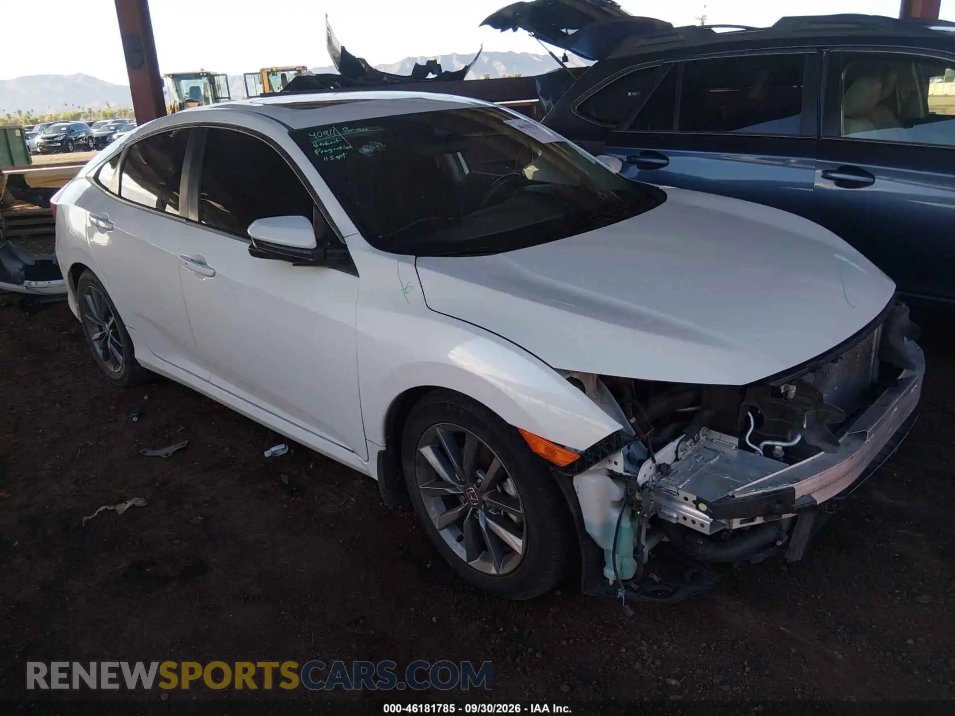 1 Photograph of a damaged car 19XFC1F37ME011096 HONDA CIVIC 2021