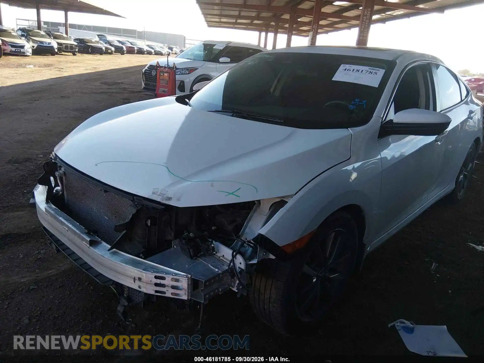 2 Photograph of a damaged car 19XFC1F37ME011096 HONDA CIVIC 2021