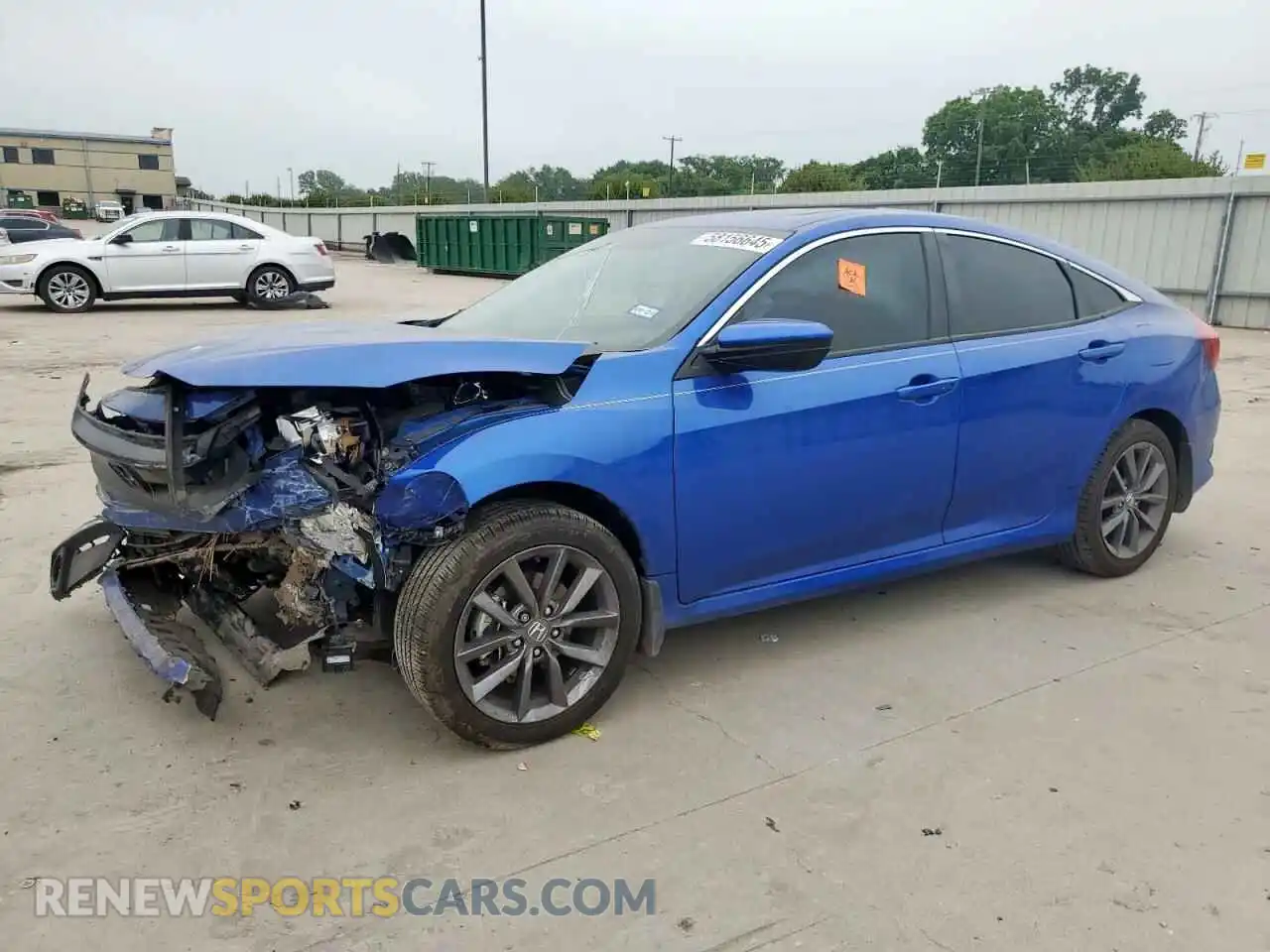 1 Photograph of a damaged car 19XFC1F37ME012457 HONDA CIVIC 2021