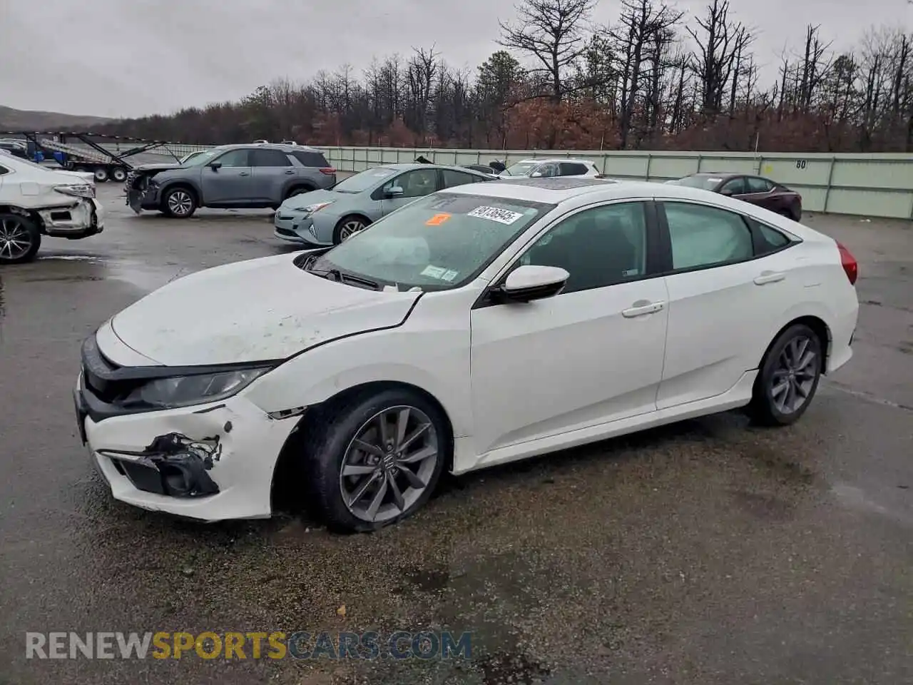 1 Photograph of a damaged car 19XFC1F37ME206941 HONDA CIVIC 2021