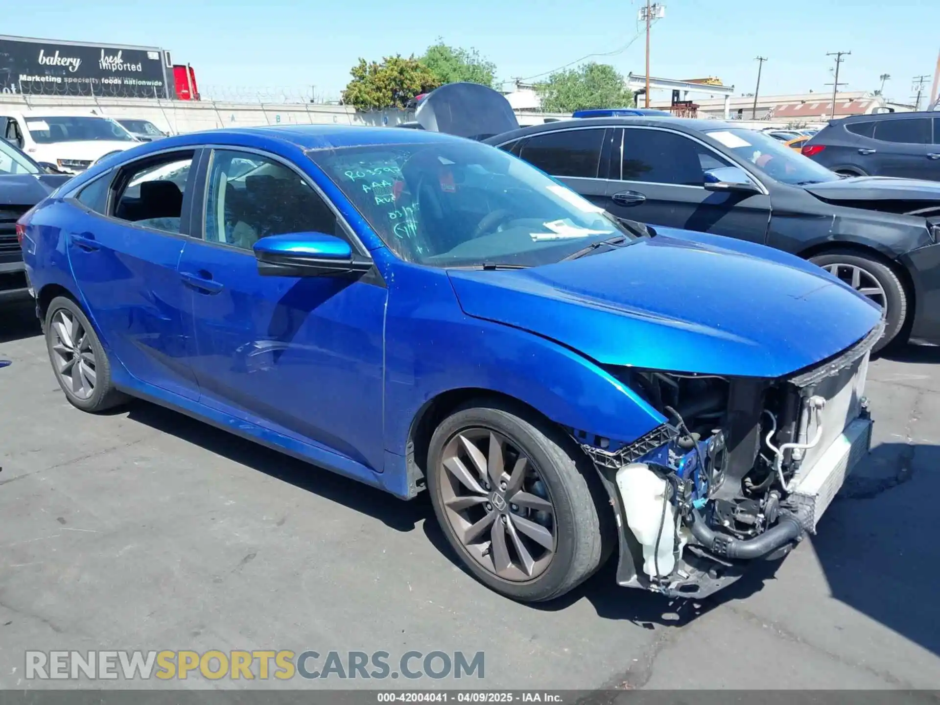 1 Photograph of a damaged car 19XFC1F37ME207085 HONDA CIVIC 2021