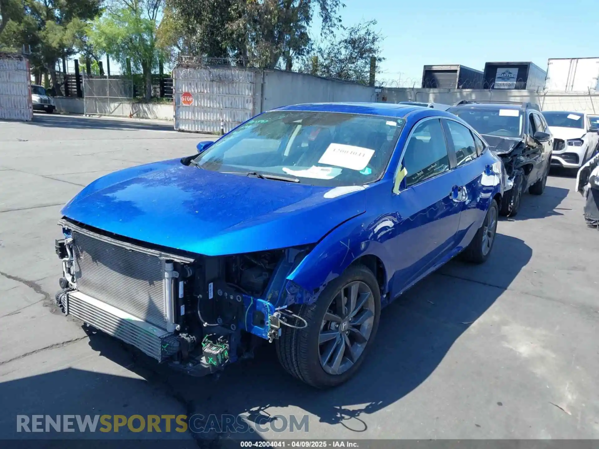 2 Photograph of a damaged car 19XFC1F37ME207085 HONDA CIVIC 2021