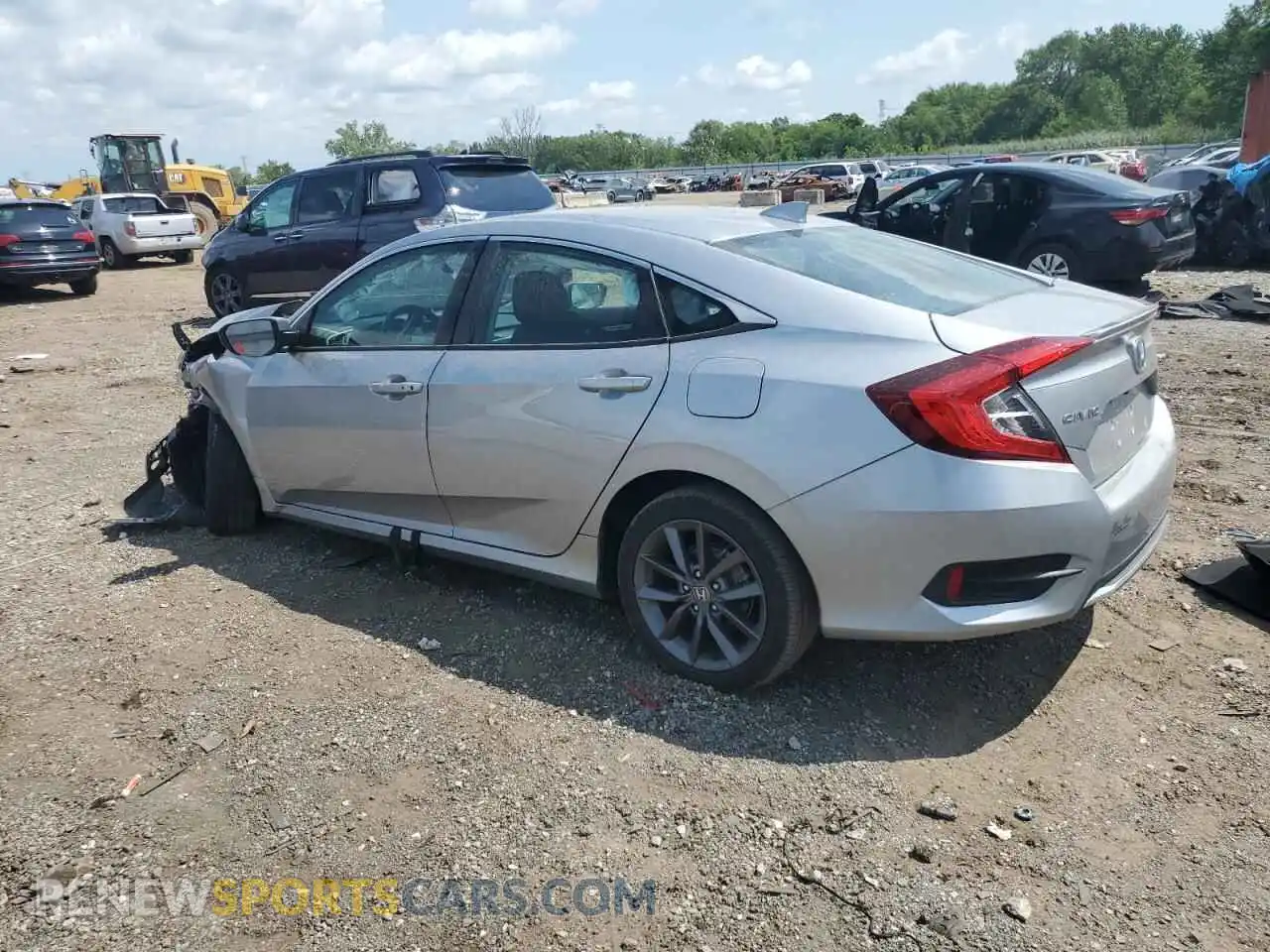 2 Photograph of a damaged car 19XFC1F38ME001886 HONDA CIVIC 2021