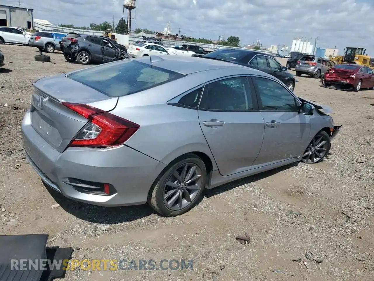 3 Photograph of a damaged car 19XFC1F38ME001886 HONDA CIVIC 2021