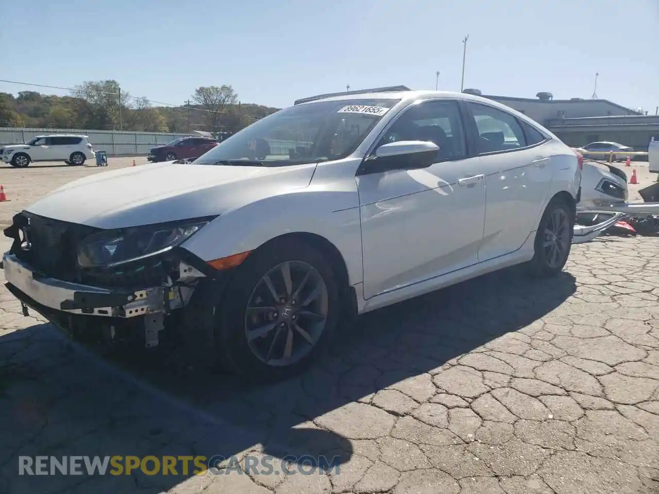 1 Photograph of a damaged car 19XFC1F38ME002066 HONDA CIVIC 2021