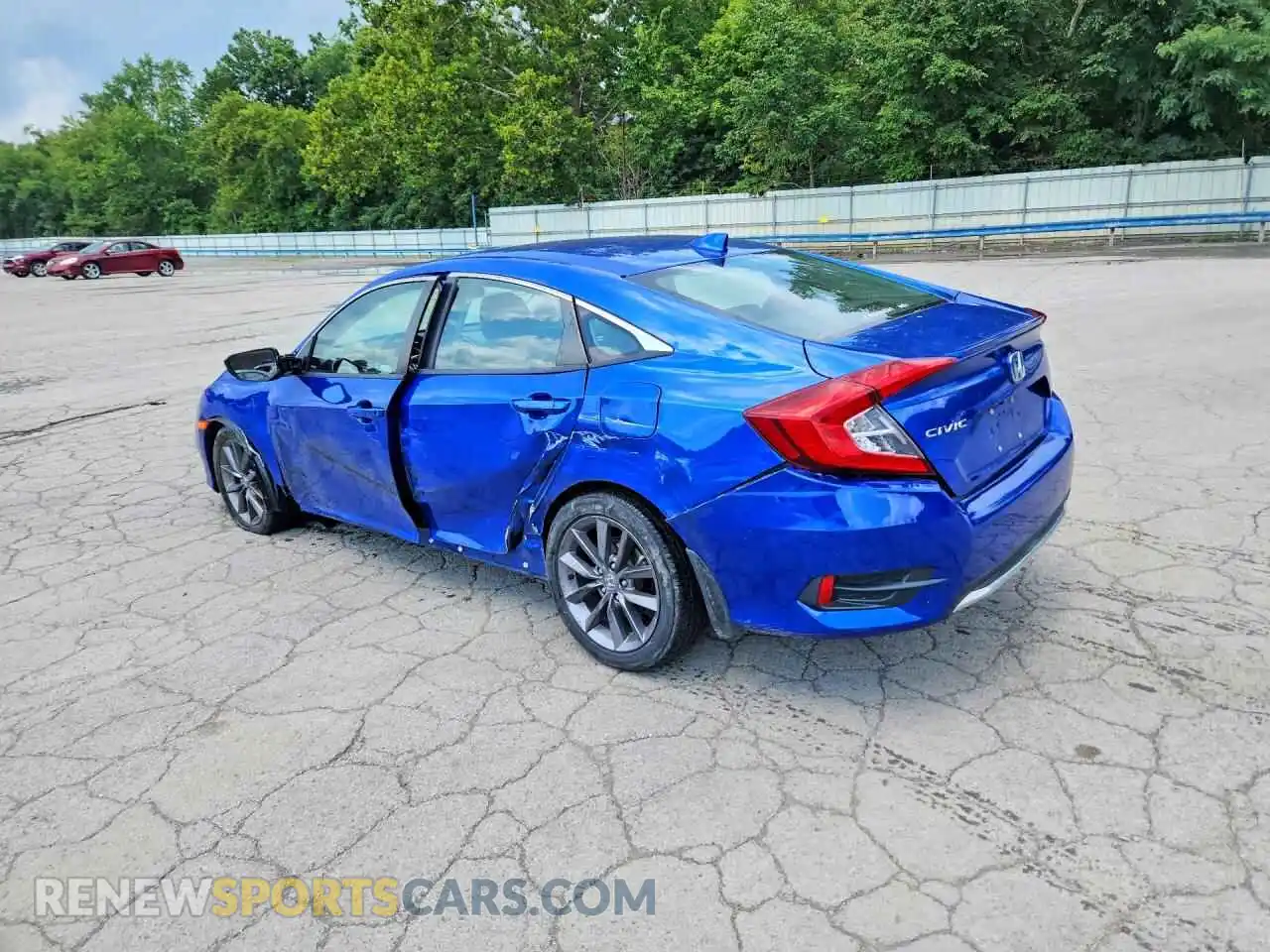 2 Photograph of a damaged car 19XFC1F38ME009132 HONDA CIVIC 2021