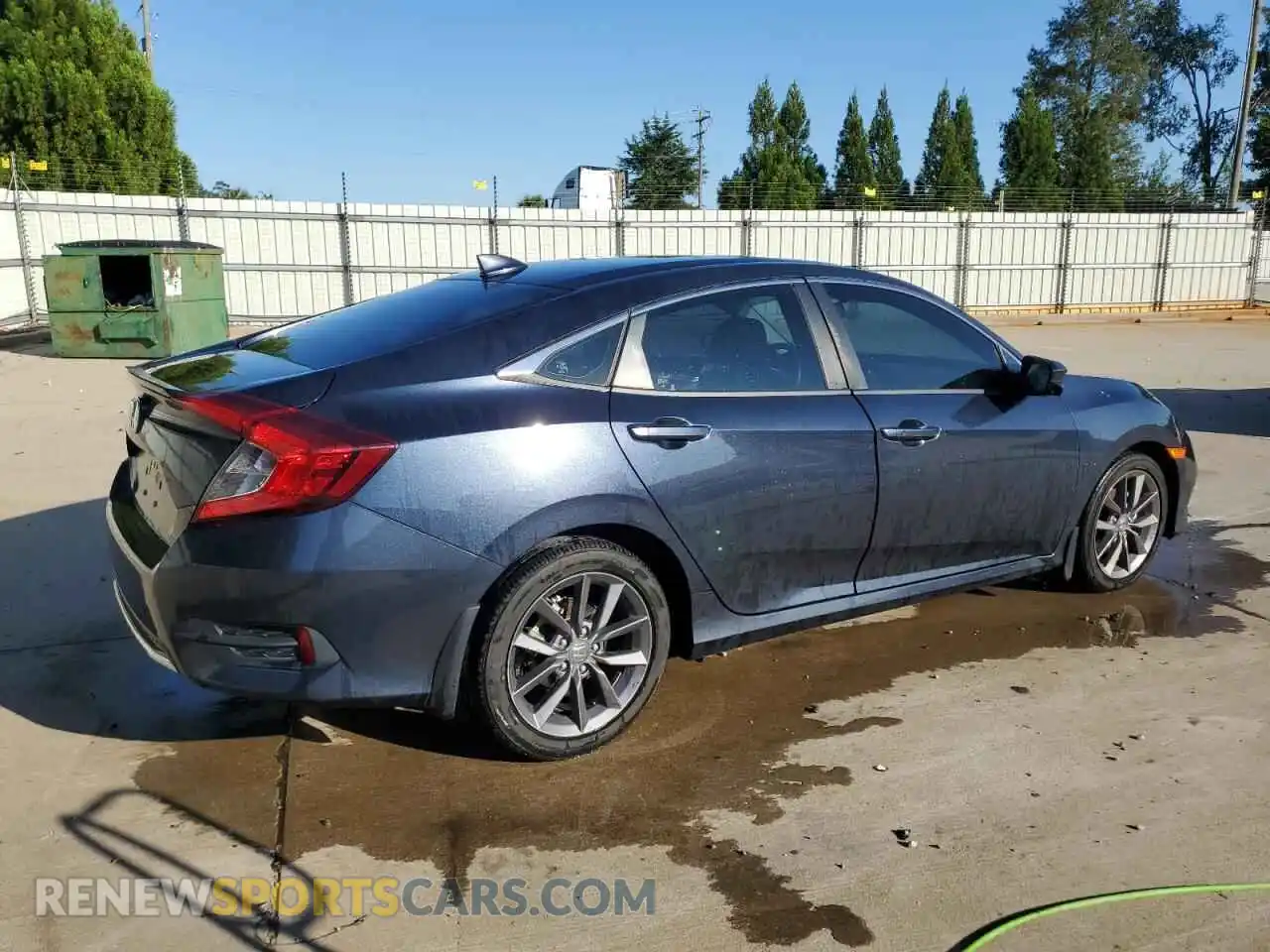 3 Photograph of a damaged car 19XFC1F38ME013861 HONDA CIVIC 2021