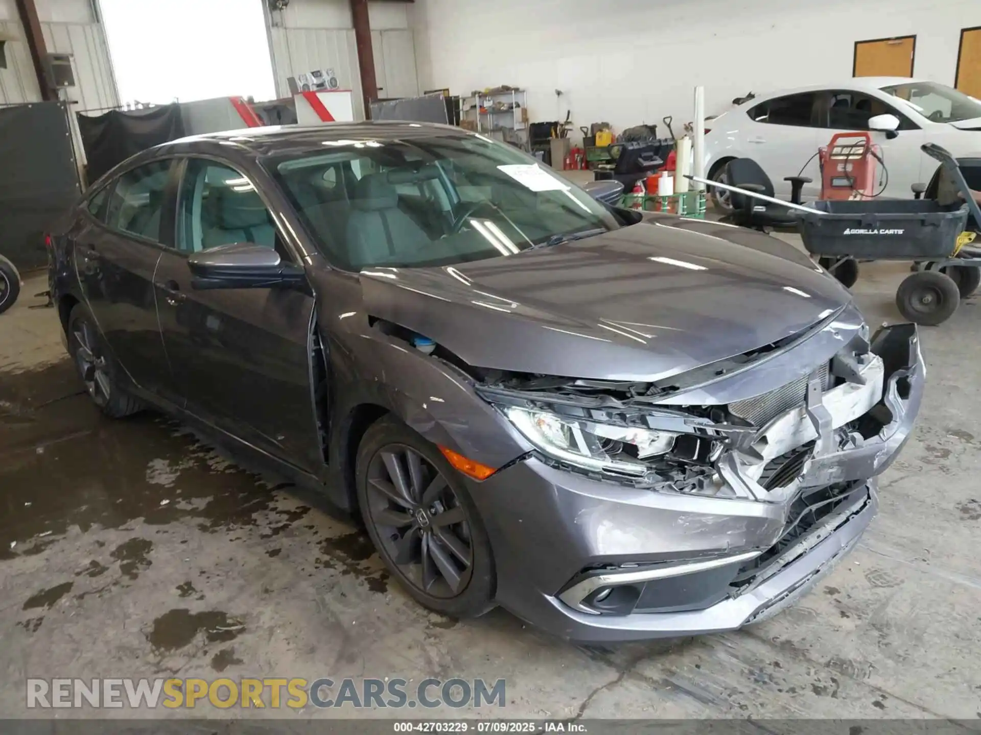 1 Photograph of a damaged car 19XFC1F38ME204146 HONDA CIVIC 2021