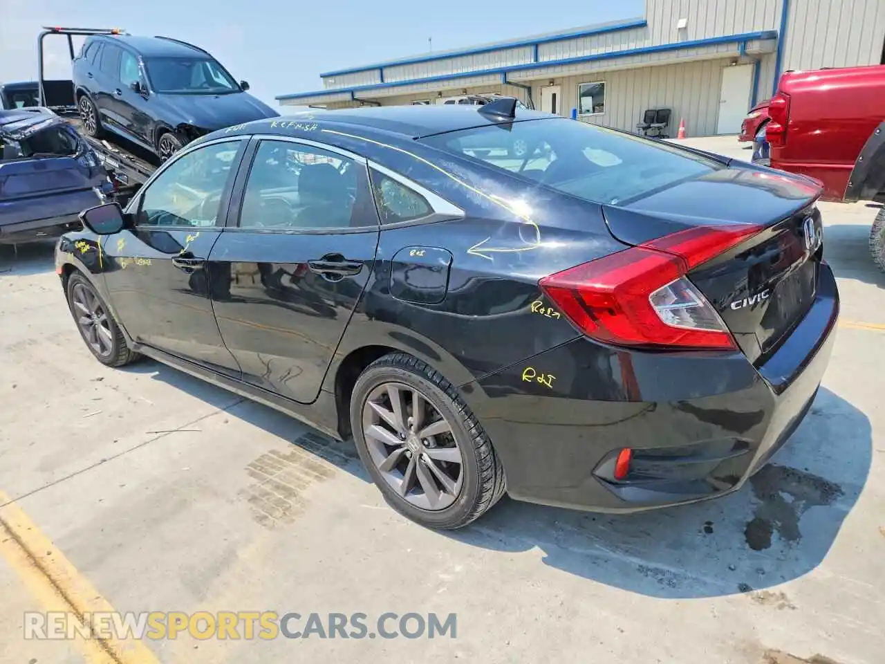 2 Photograph of a damaged car 19XFC1F38ME205054 HONDA CIVIC 2021