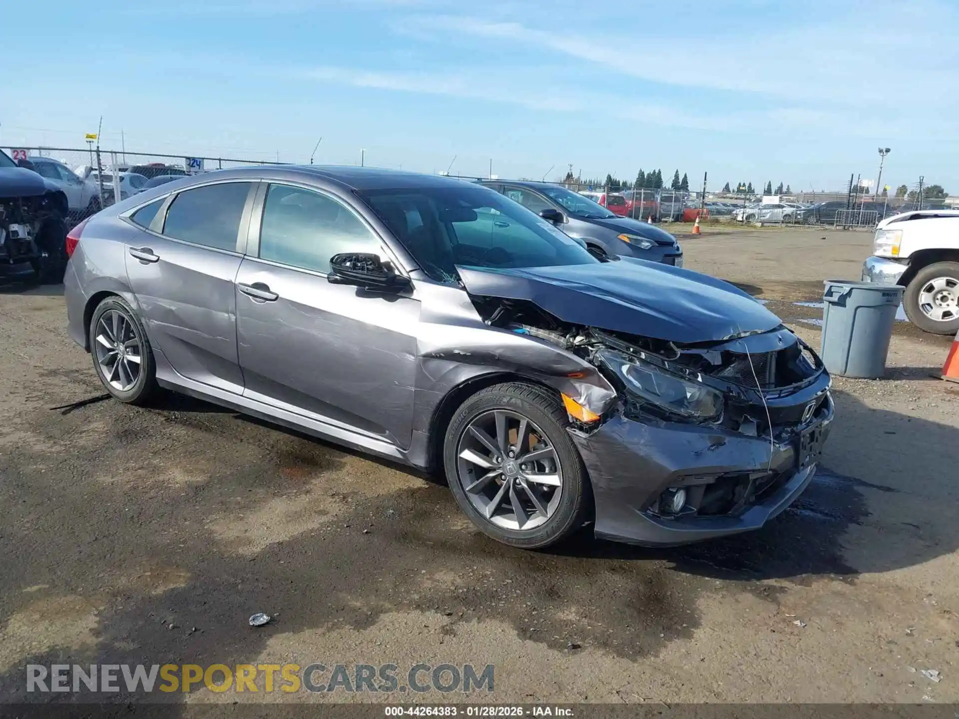1 Photograph of a damaged car 19XFC1F38ME206866 HONDA CIVIC 2021