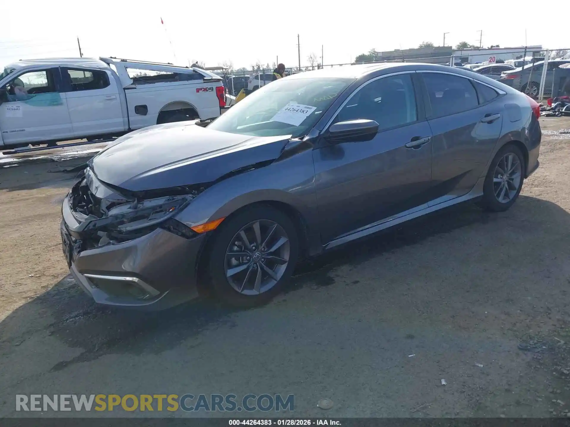 2 Photograph of a damaged car 19XFC1F38ME206866 HONDA CIVIC 2021