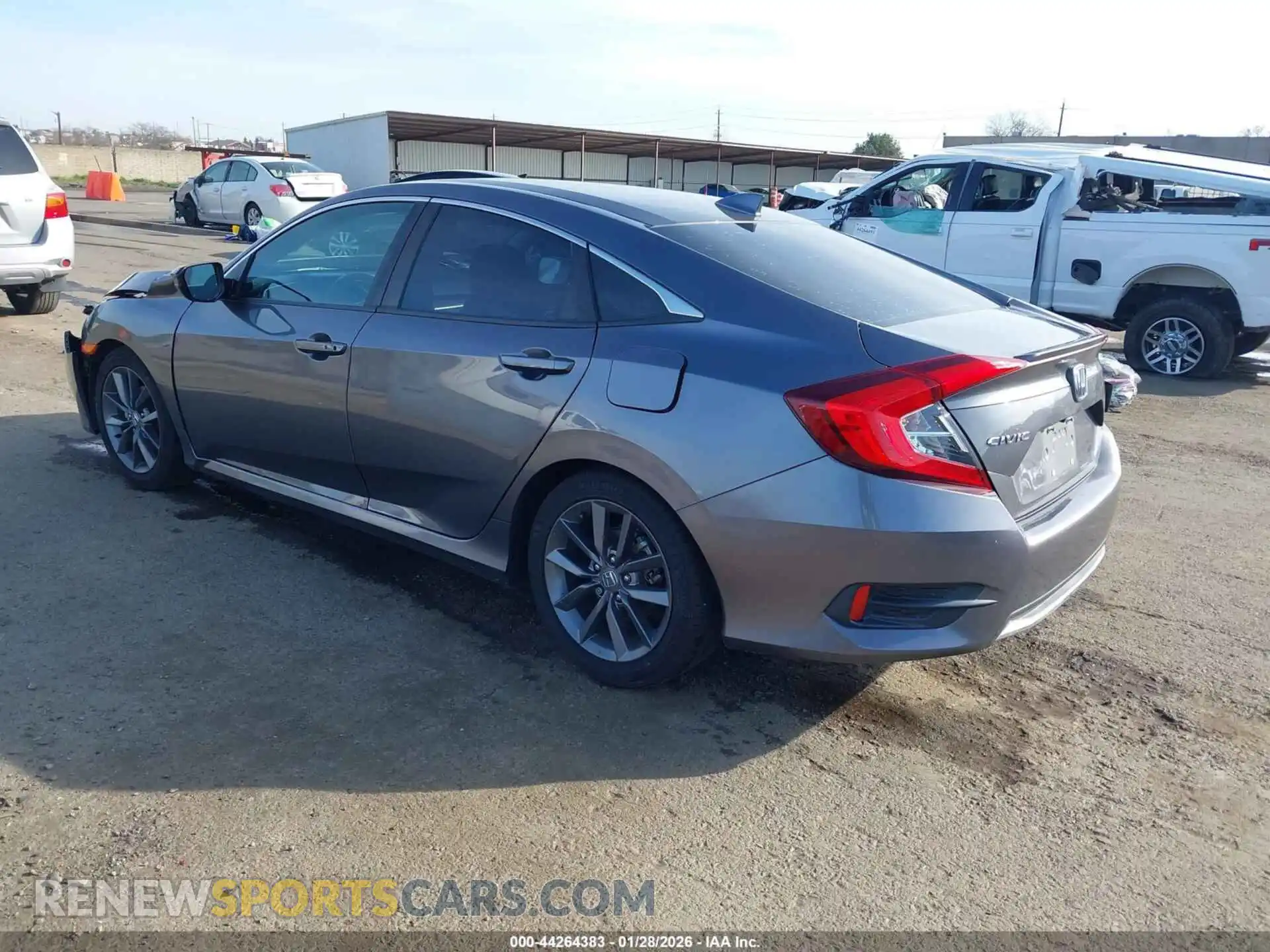 3 Photograph of a damaged car 19XFC1F38ME206866 HONDA CIVIC 2021