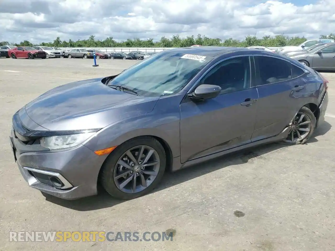 1 Photograph of a damaged car 19XFC1F38ME207631 HONDA CIVIC 2021